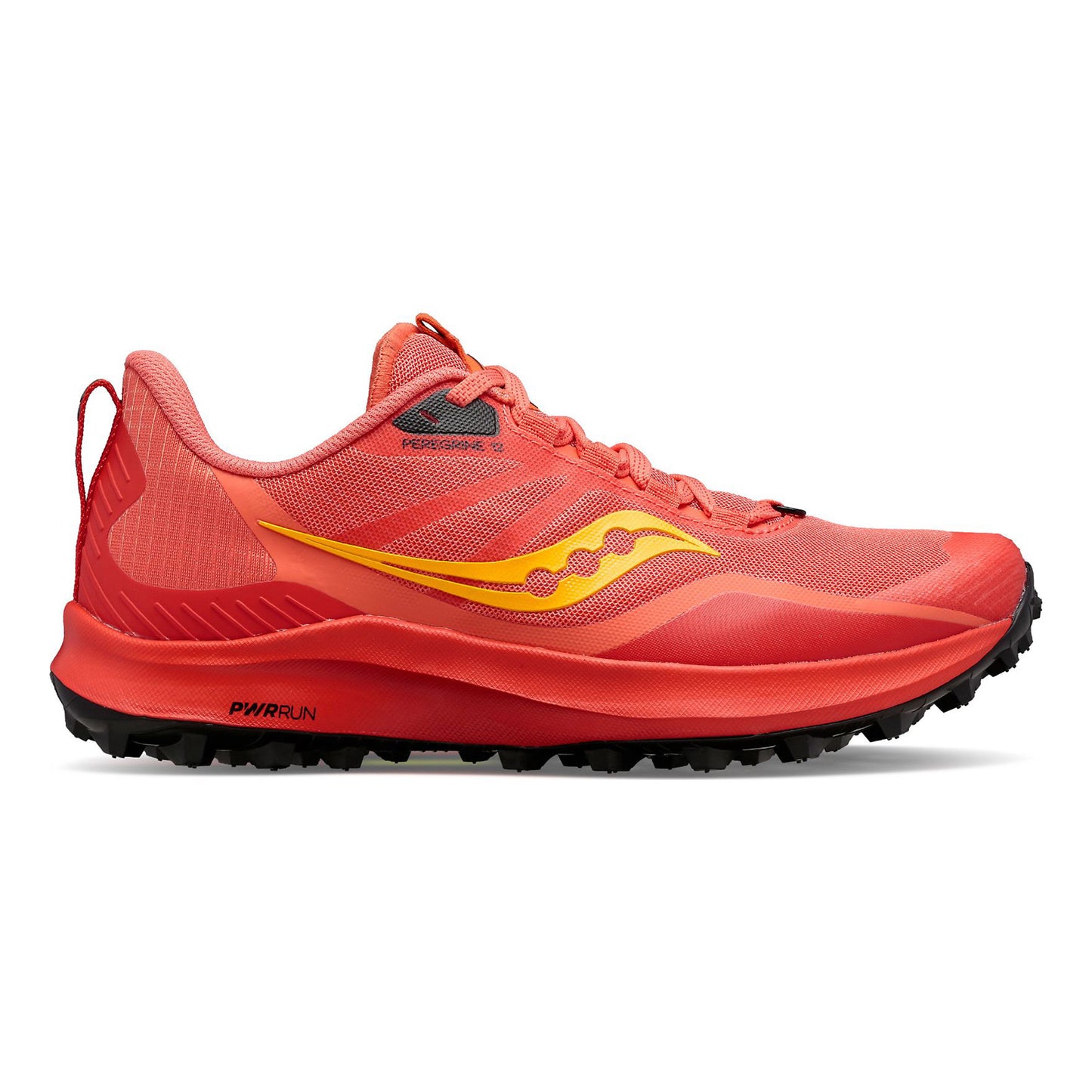 Saucony Peregrine 12 Obuv pro měkčí povrch,žádný asfalt Dámy - červená, žlutá