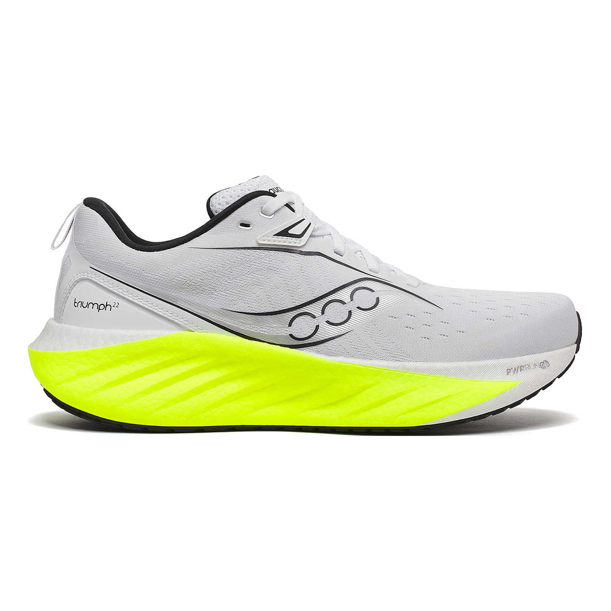 Saucony Triumph 22 Neutrální obuv Muži - bílá, citrónově žlutá