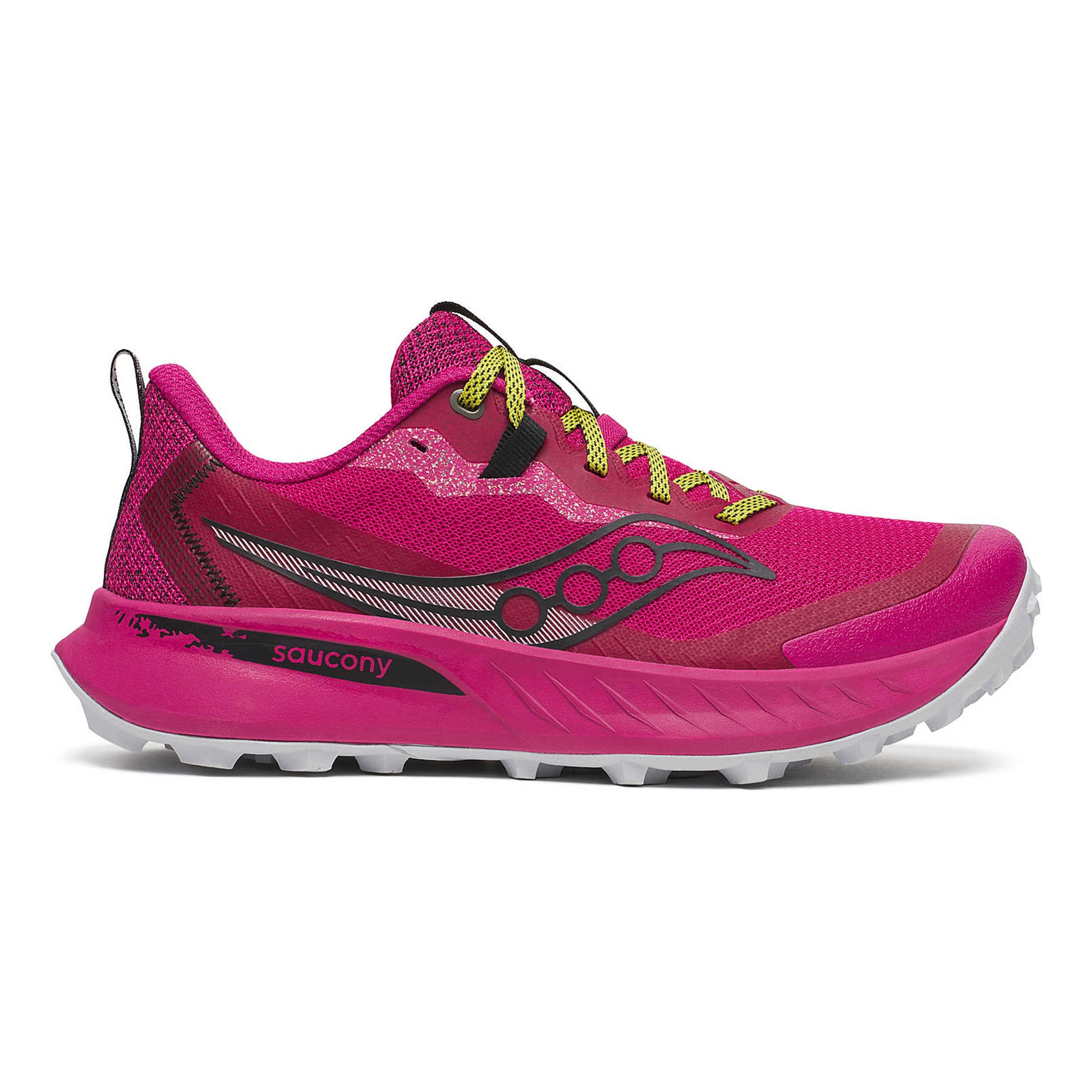 Saucony Peregrine 15 Obuv pro měkčí povrch,žádný asfalt Dámy - růžová, černá
