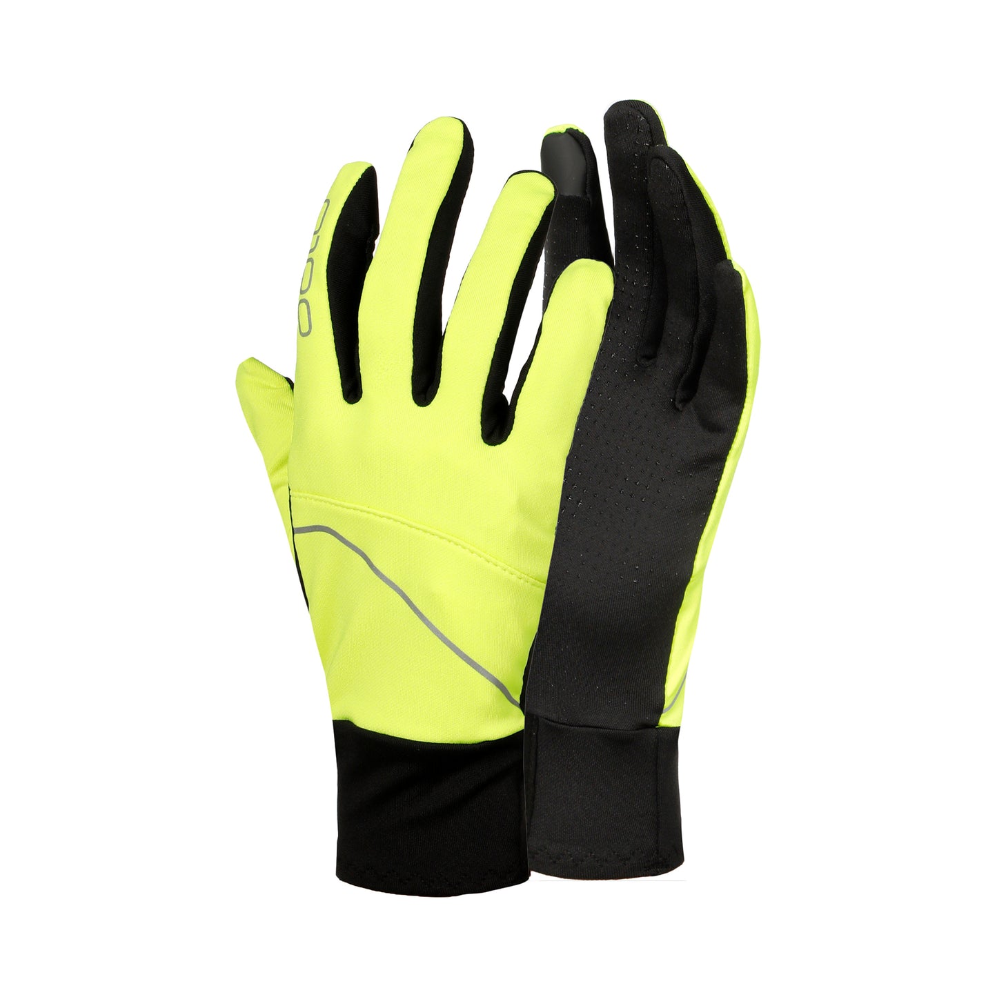 Odlo Intensity Safety Light Rukavice Unisex - černá, žlutá