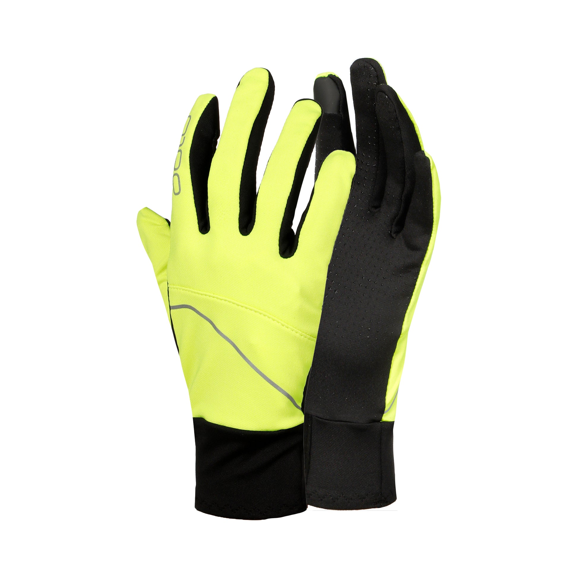 Odlo Intensity Safety Light Rukavice Unisex - černá, žlutá