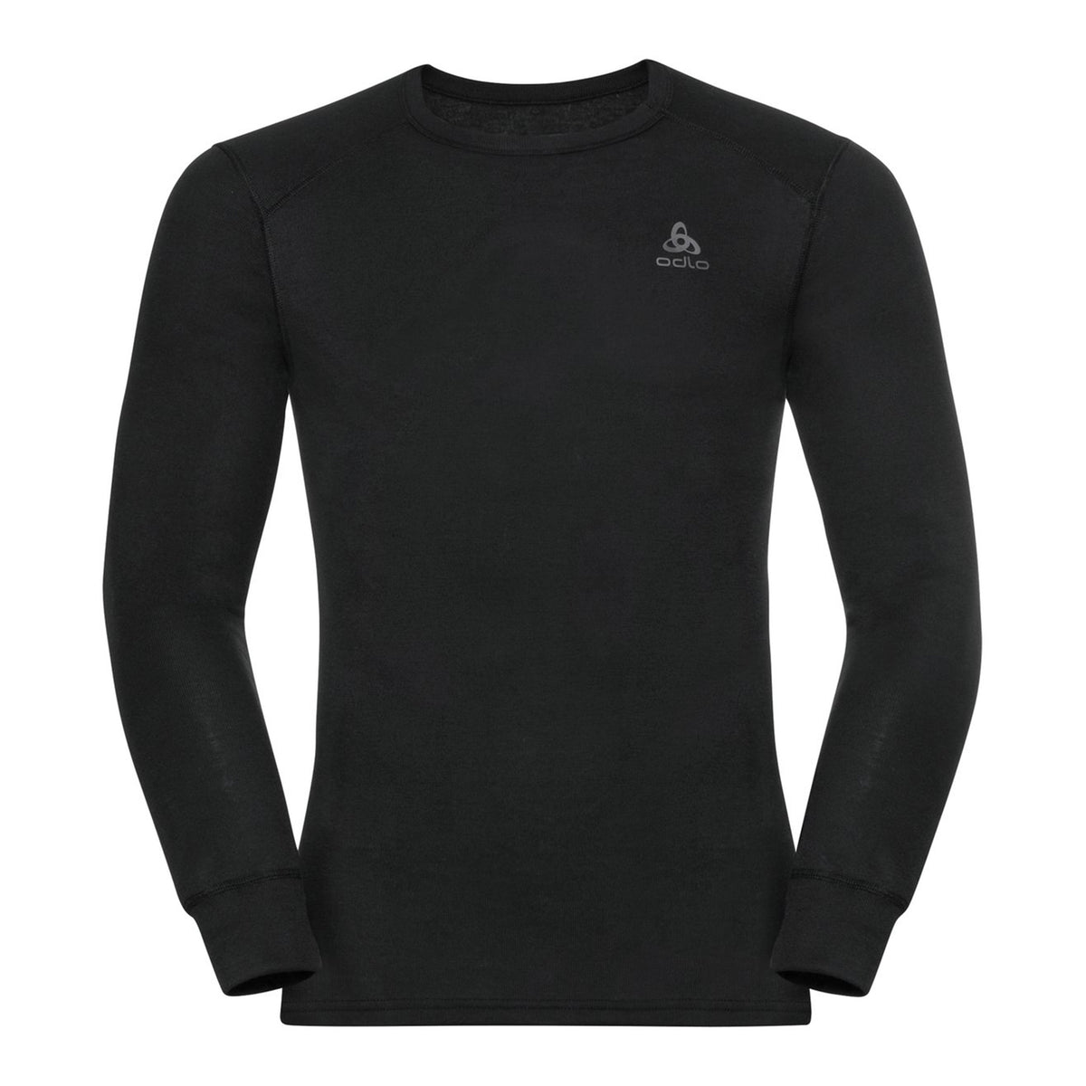 Odlo Active Warm Eco BI Top Crew Neck S Dlouhým Rukávem Muži-Černá