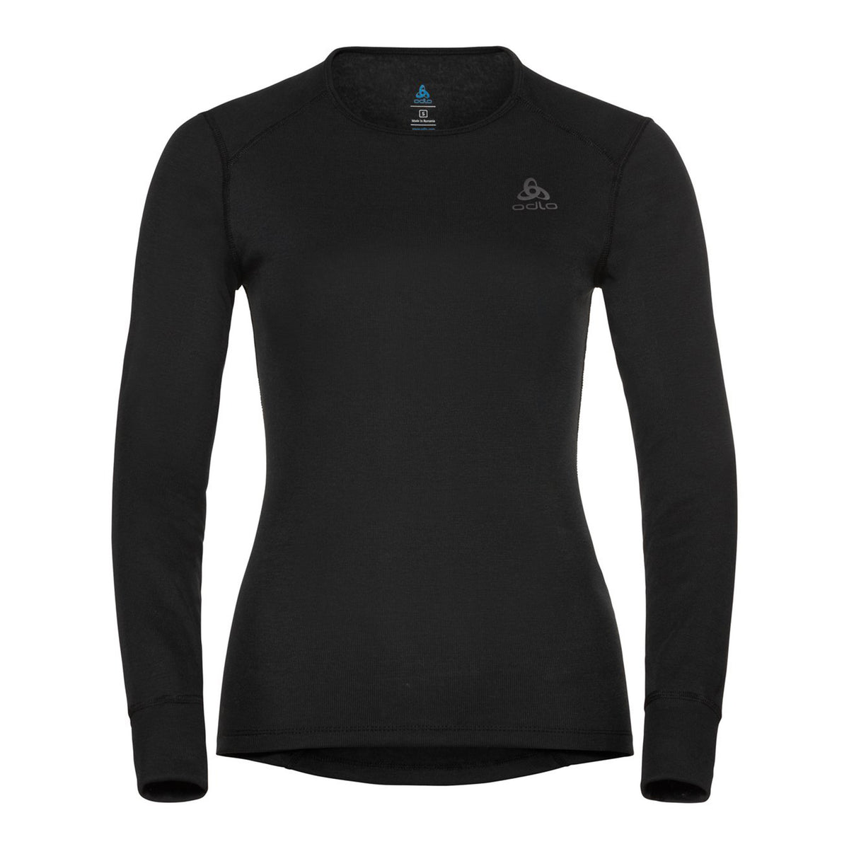 Odlo Active Warm Eco BI Top Crew Neck S Dlouhým Rukávem Dámy-Černá