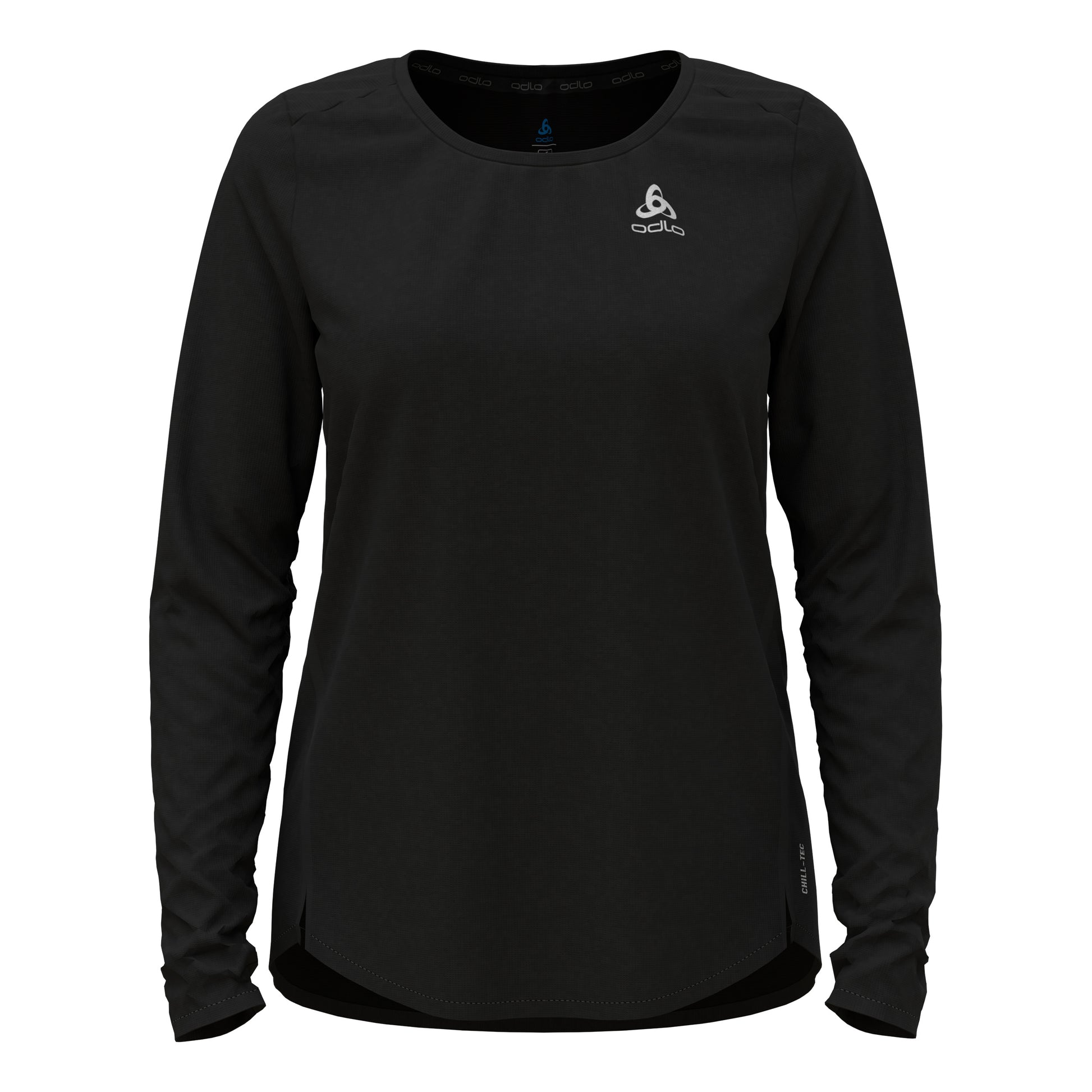 Odlo Crew Neck Chill-Tech S dlouhým rukávem Dámy - černá,