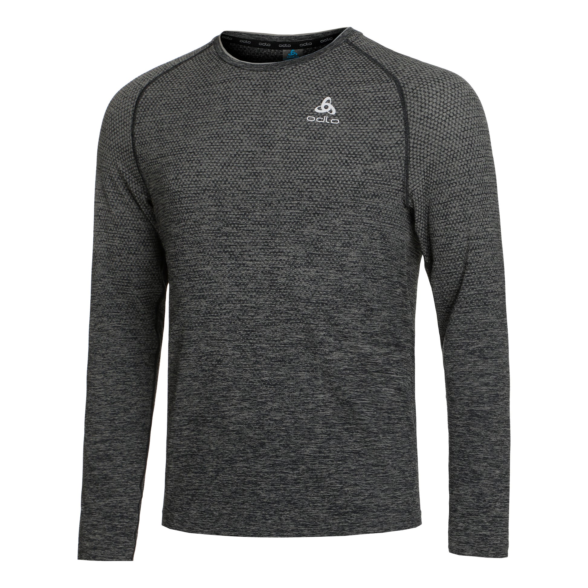 Odlo Crew Neck Essential Seamless S Dlouhým Rukávem Muži-Šedá
