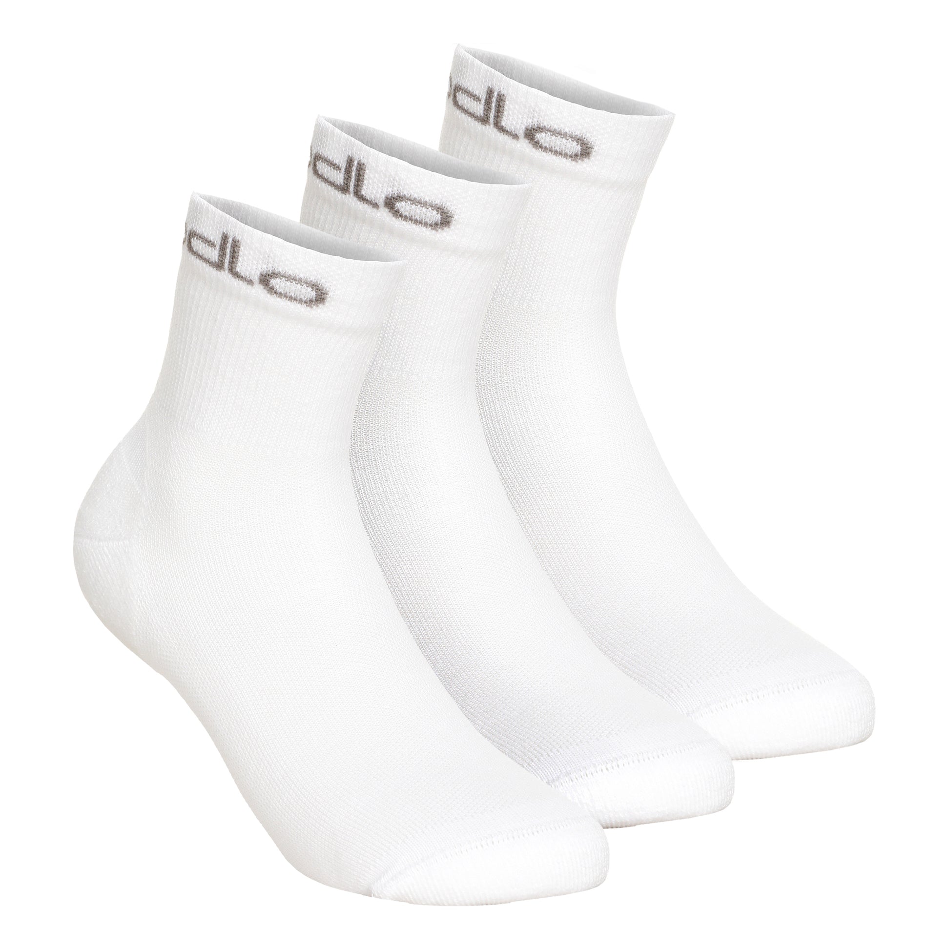Odlo Quarter Active Sportovní ponožky 3ks v baleni Unisex - bílá,