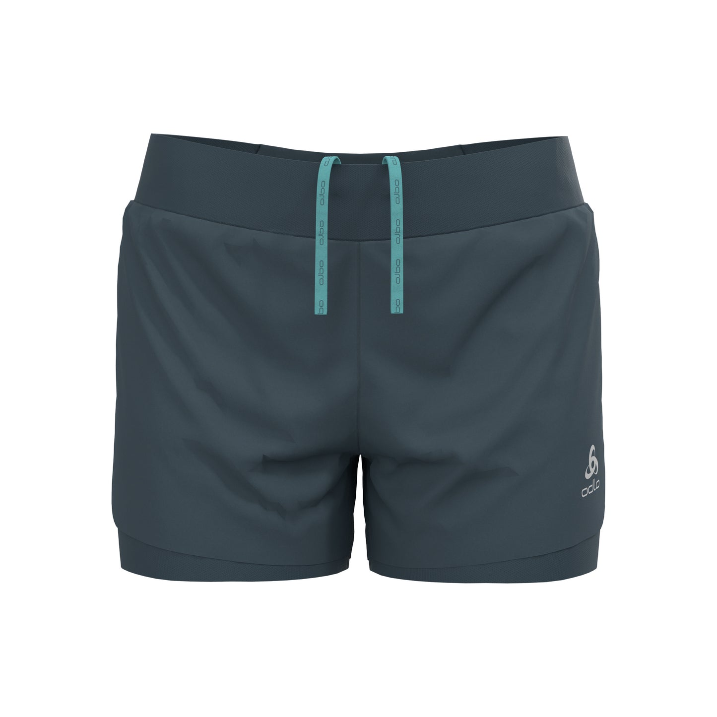 Odlo Zeroweight 3inch 2in1 Běžecké šortky Dámy - tmavě šedá,