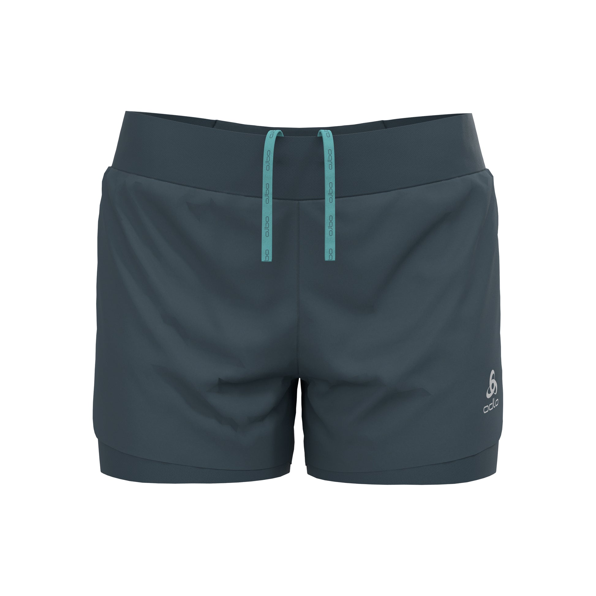 Odlo Zeroweight 3inch 2in1 Běžecké šortky Dámy - tmavě šedá,