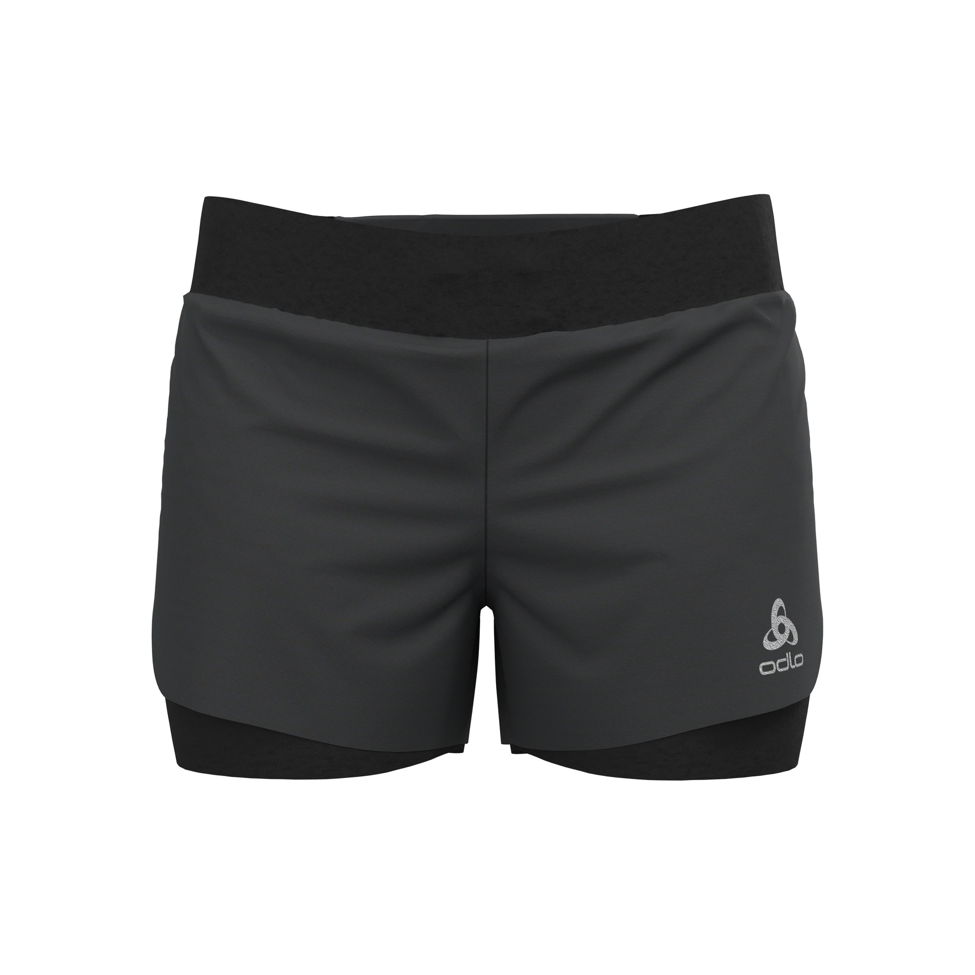 Odlo Zeroweight 3inch 2in1 Běžecké Šortky Dámy-Černá
