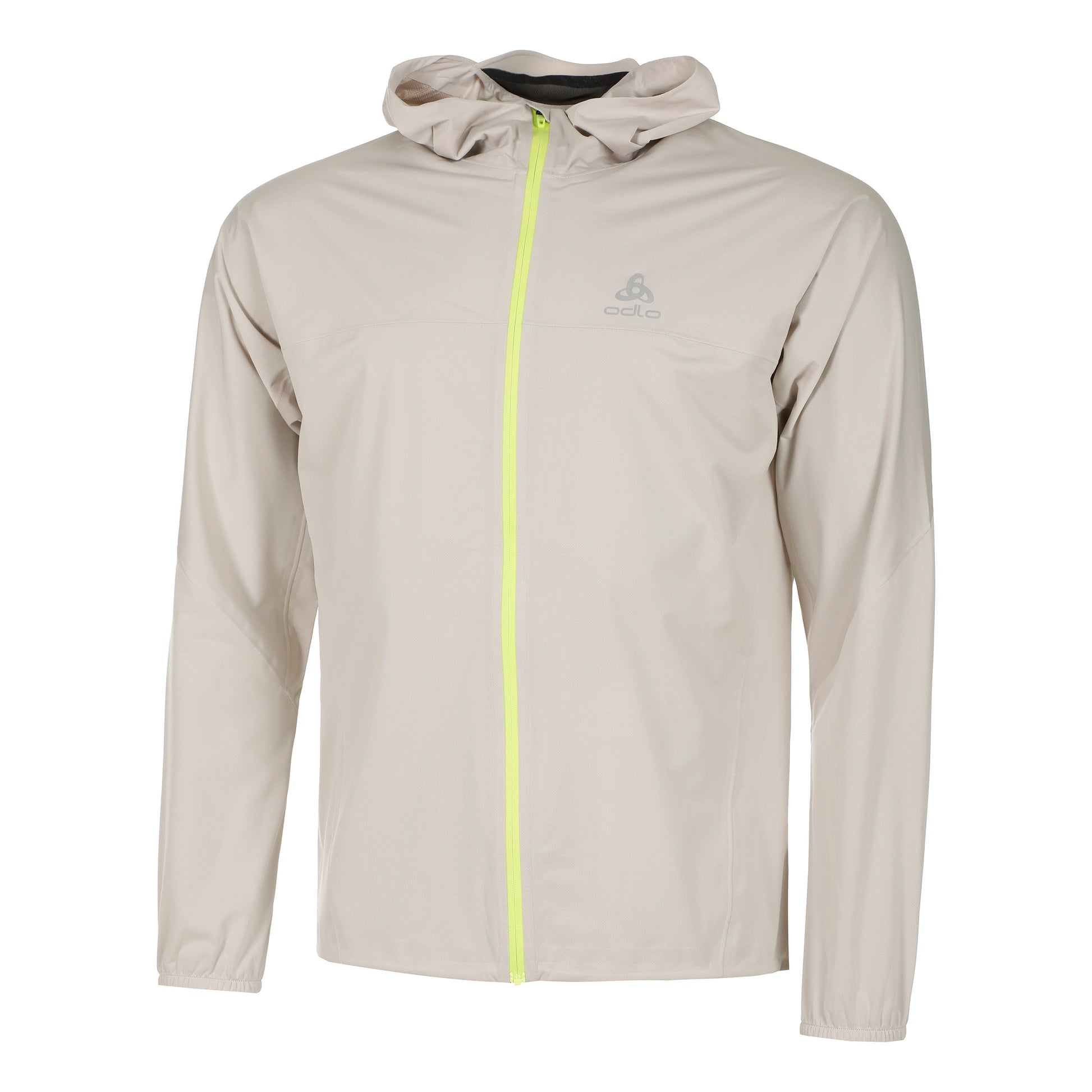 Odlo X-Alp Waterproof  Běžecká bunda Muži - stříbrná, světle zelená