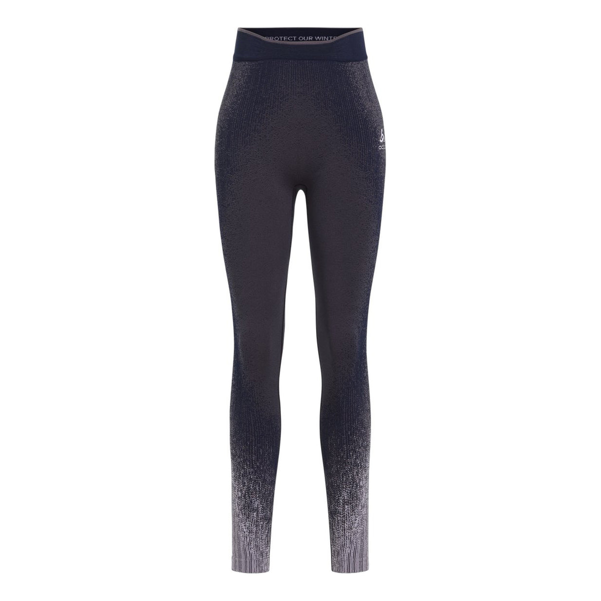Odlo Performance Warm Blackcomb Běžecké punčocháče Dámy - šedá,