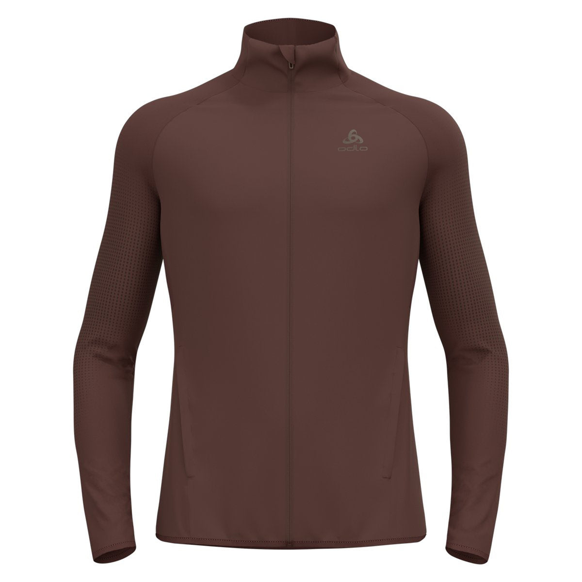 Odlo Zeroweight Warm Hybrid Běžecká Bunda Muži-Hnědá