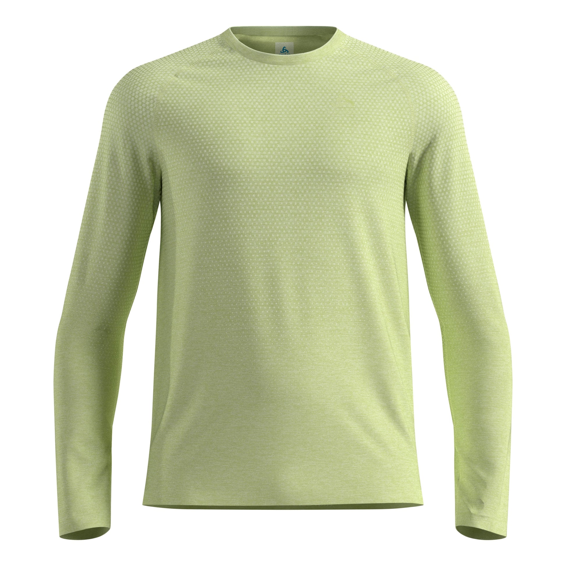Odlo Essential Seamless Crew Neck S dlouhým rukávem Muži-limetková