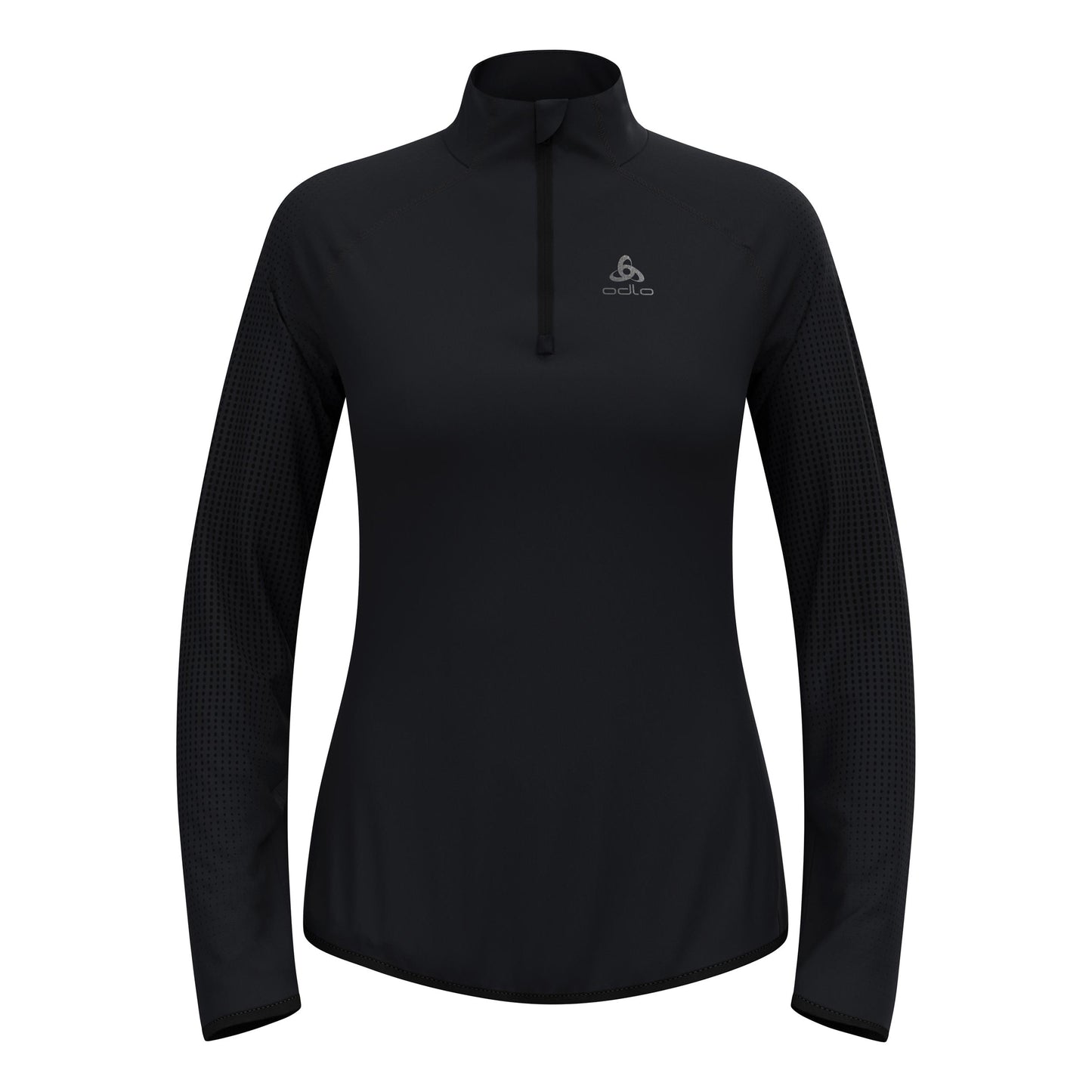 Odlo Zeroweight Warm Mid Layer 1/2 Zip Běžecké Tričko Dámy-Černá