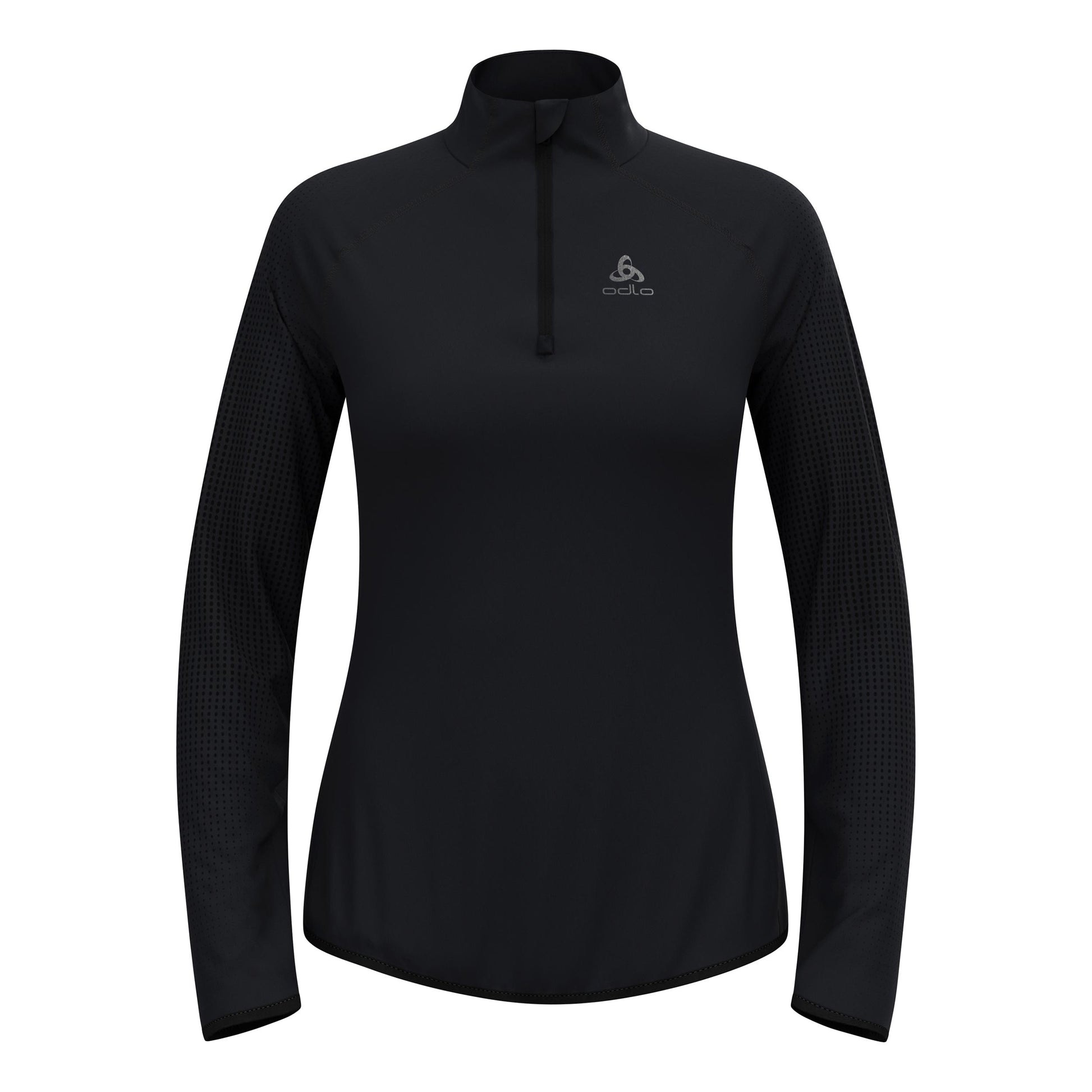 Odlo Zeroweight Warm Mid Layer 1/2 Zip Běžecké Tričko Dámy-Černá