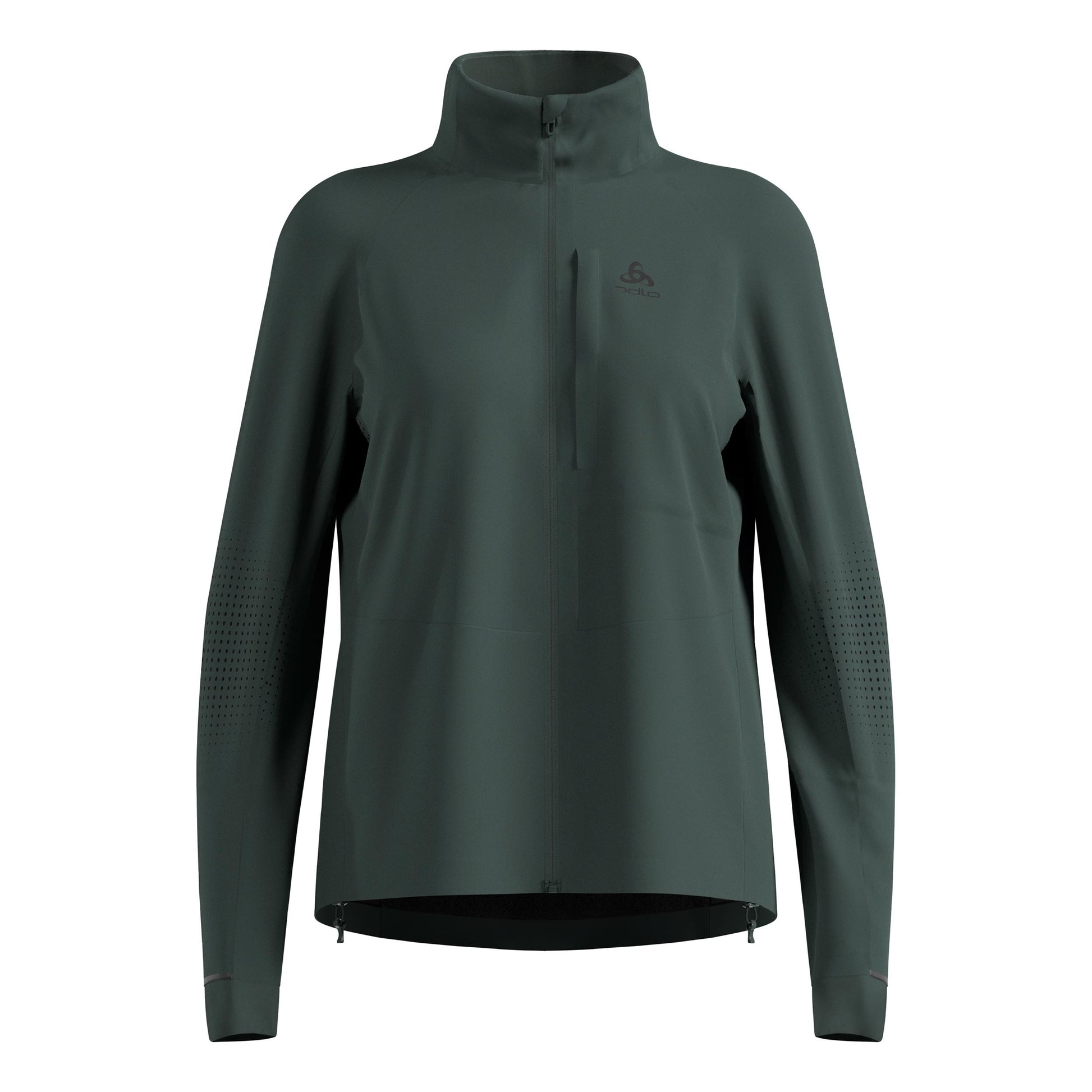 Odlo Zeroweight Pro Warm Reflective Běžecká Bunda Dámy-Olivová