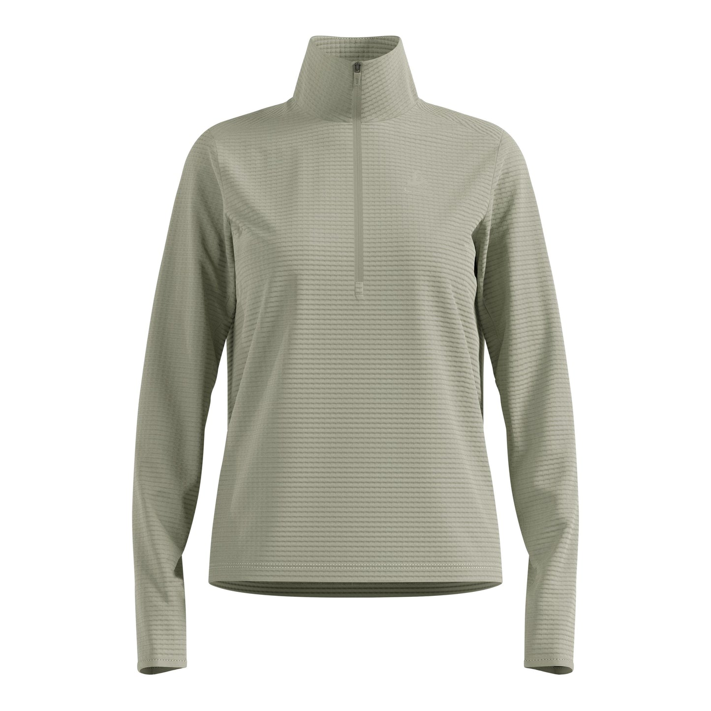 Odlo Essential Thermal Midlayer 1/2 Zip Běžecké Tričko Dámy-Olivová