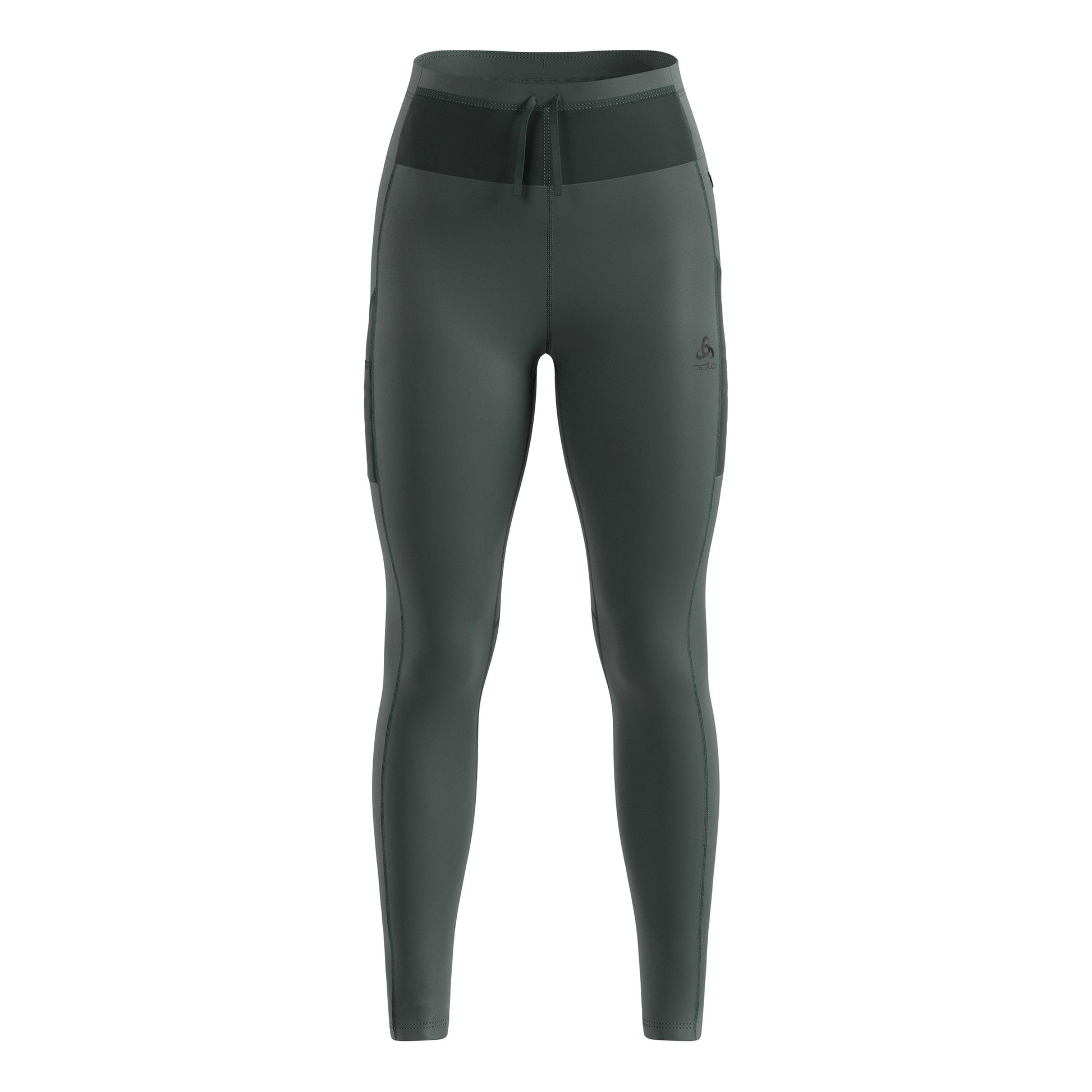 Odlo X-Alp Cargo Winter Běžecké Punčocháče Dámy-Olivová