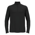 Essential 1/2 Zip Běžecké tričko Muži-černá