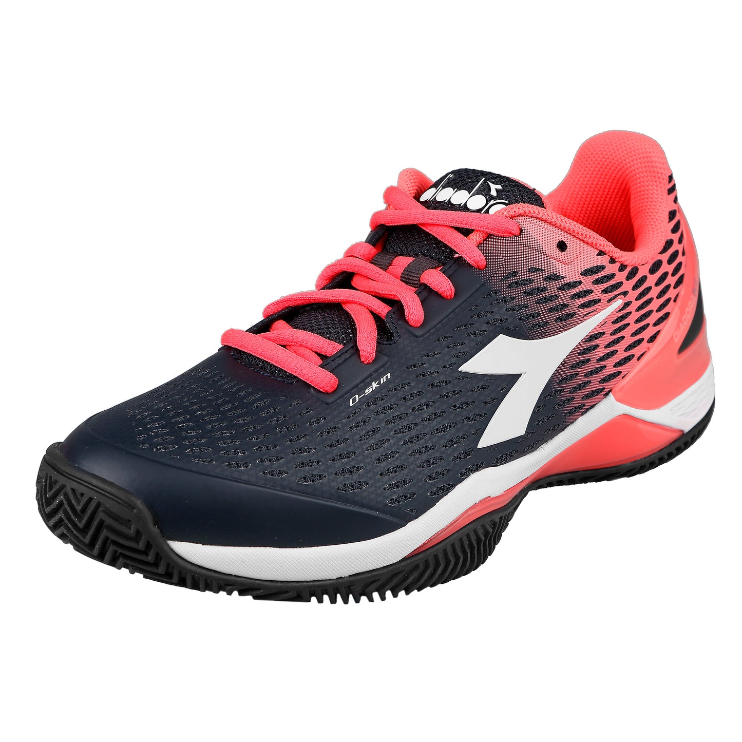 Diadora Speed Blushfield Fly 2 Clay Obuv na antuku Dámy - černá, korálová