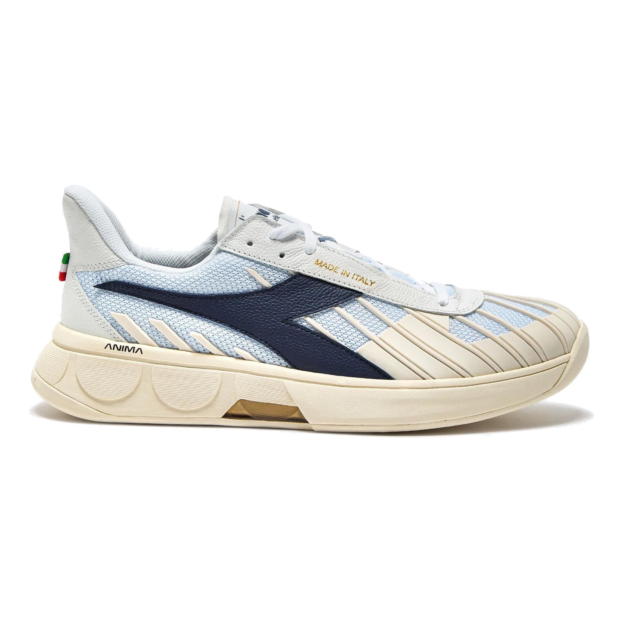 Diadora B. Elite Star Made In Italy Obuv Na Všechny Povrchy Muži-Bílá,Modrá