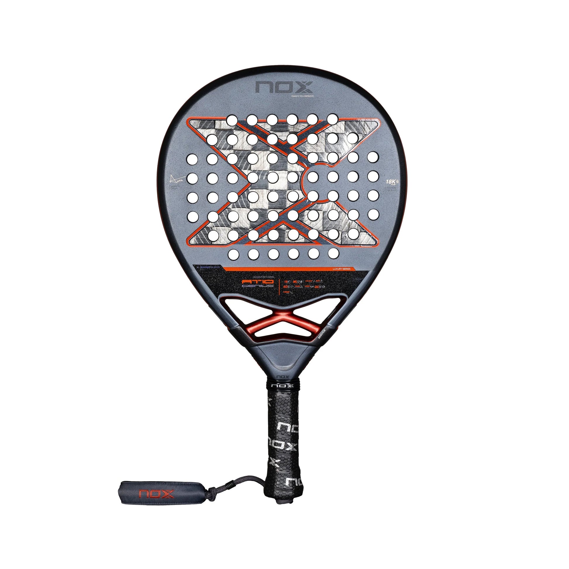 NOX AT10 Genius 18K 2025 Padelová raketa