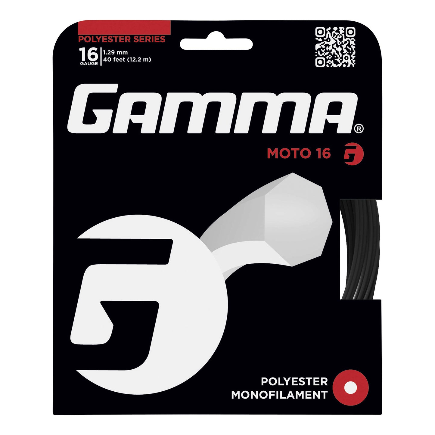 Gamma Moto Výpletová Sada 12,2m-Černá