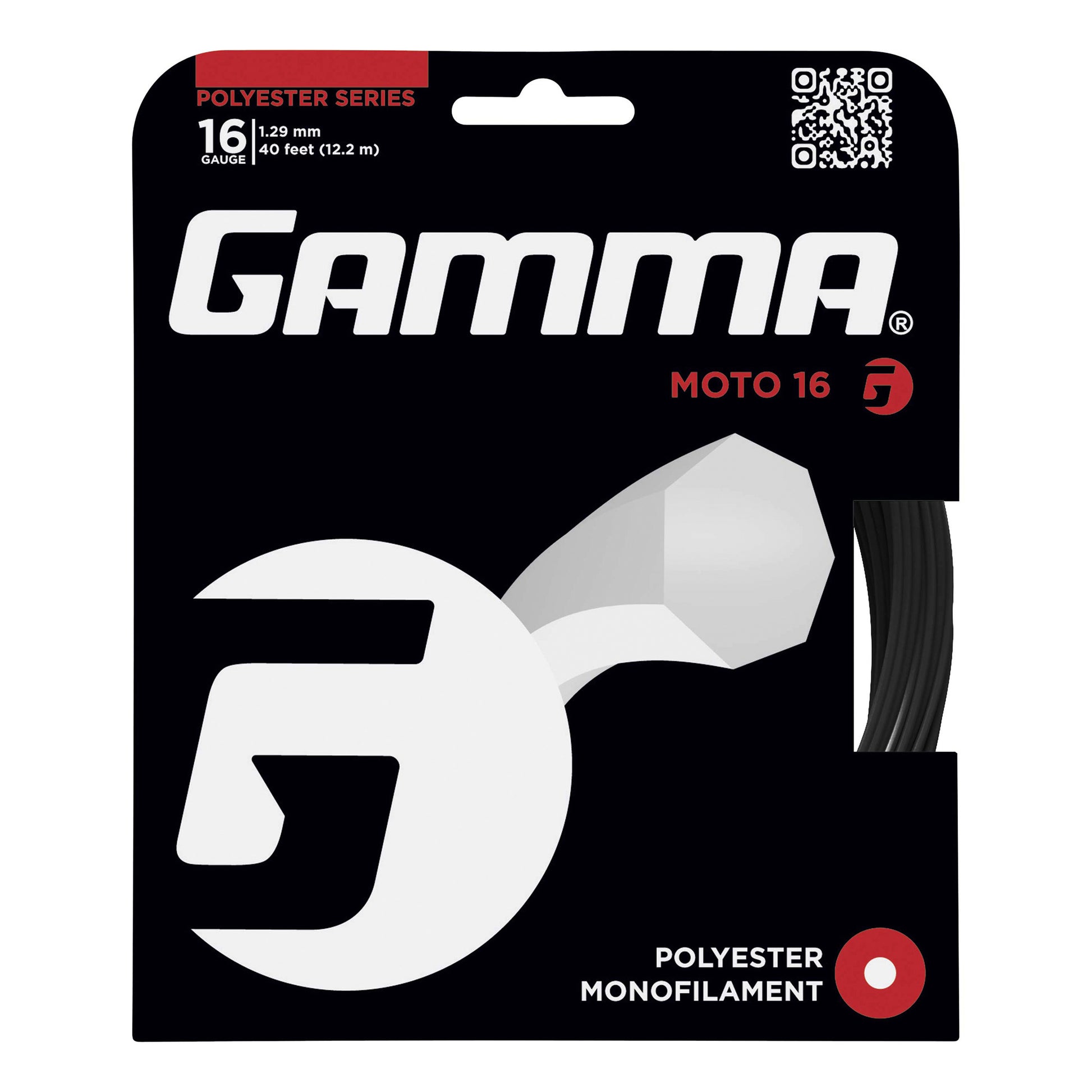 Gamma Moto Výpletová Sada 12,2m-Černá