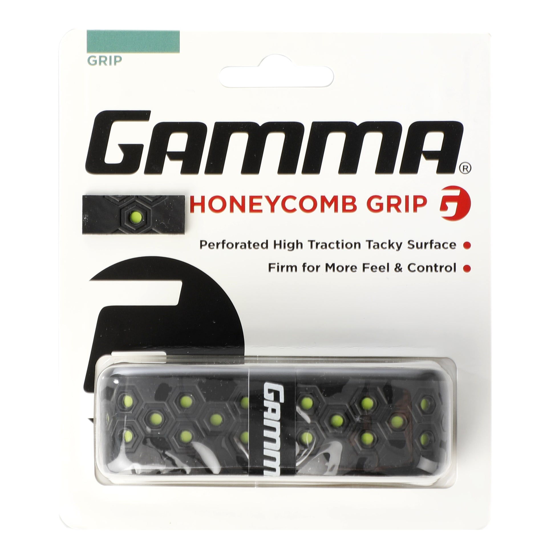 Gamma Honeycomb Cushion Grip 1ks V Balení-Černá,Zelená