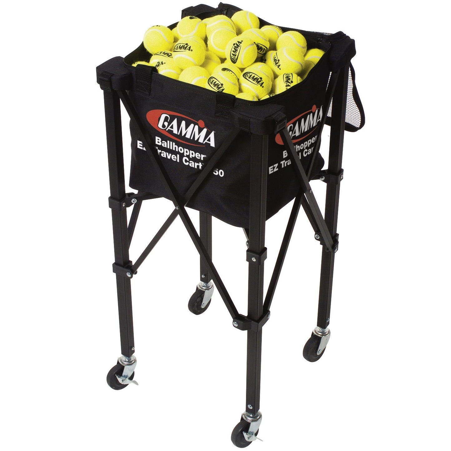 Gamma EZ Travel Cart 150 Vozík Na Míče S Rolemi-Černá