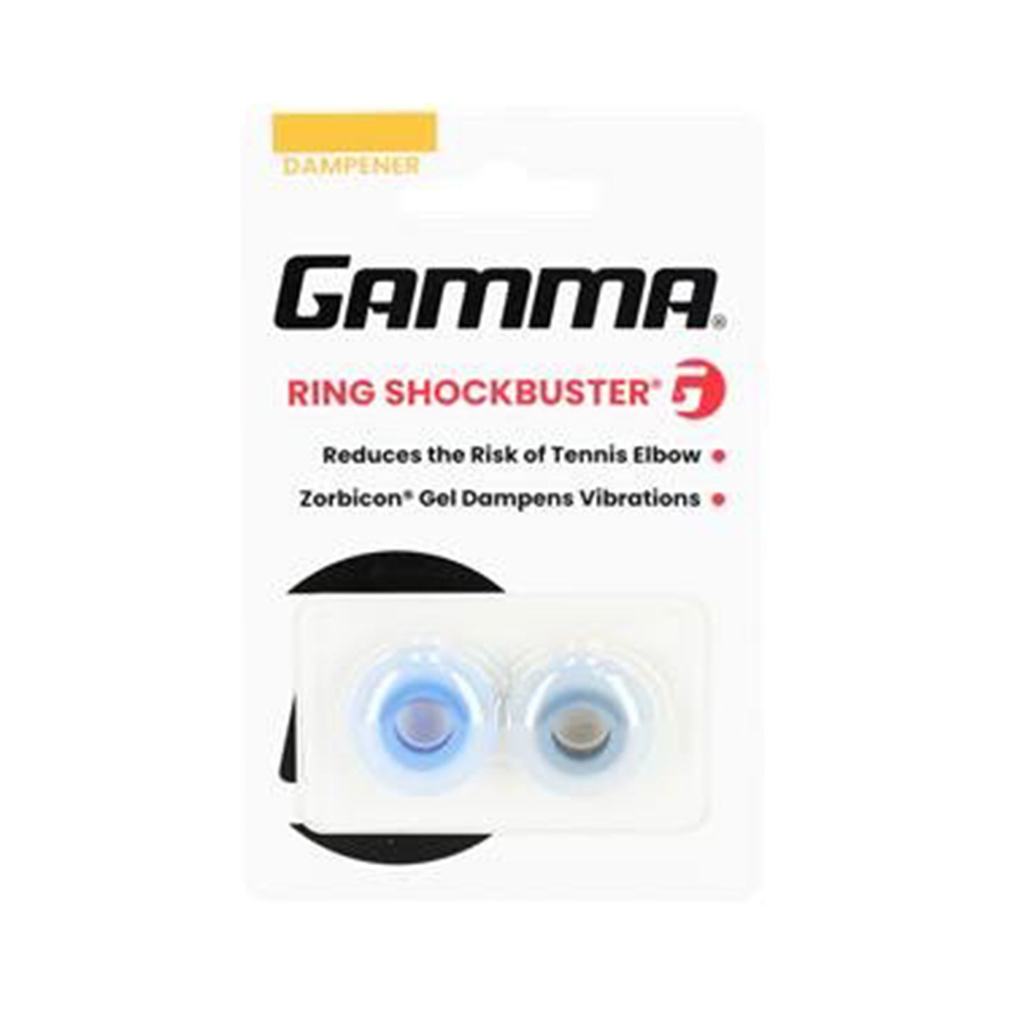 Gamma Ring Shockbuster Tlumítko Vibrací-Modrá,Černá