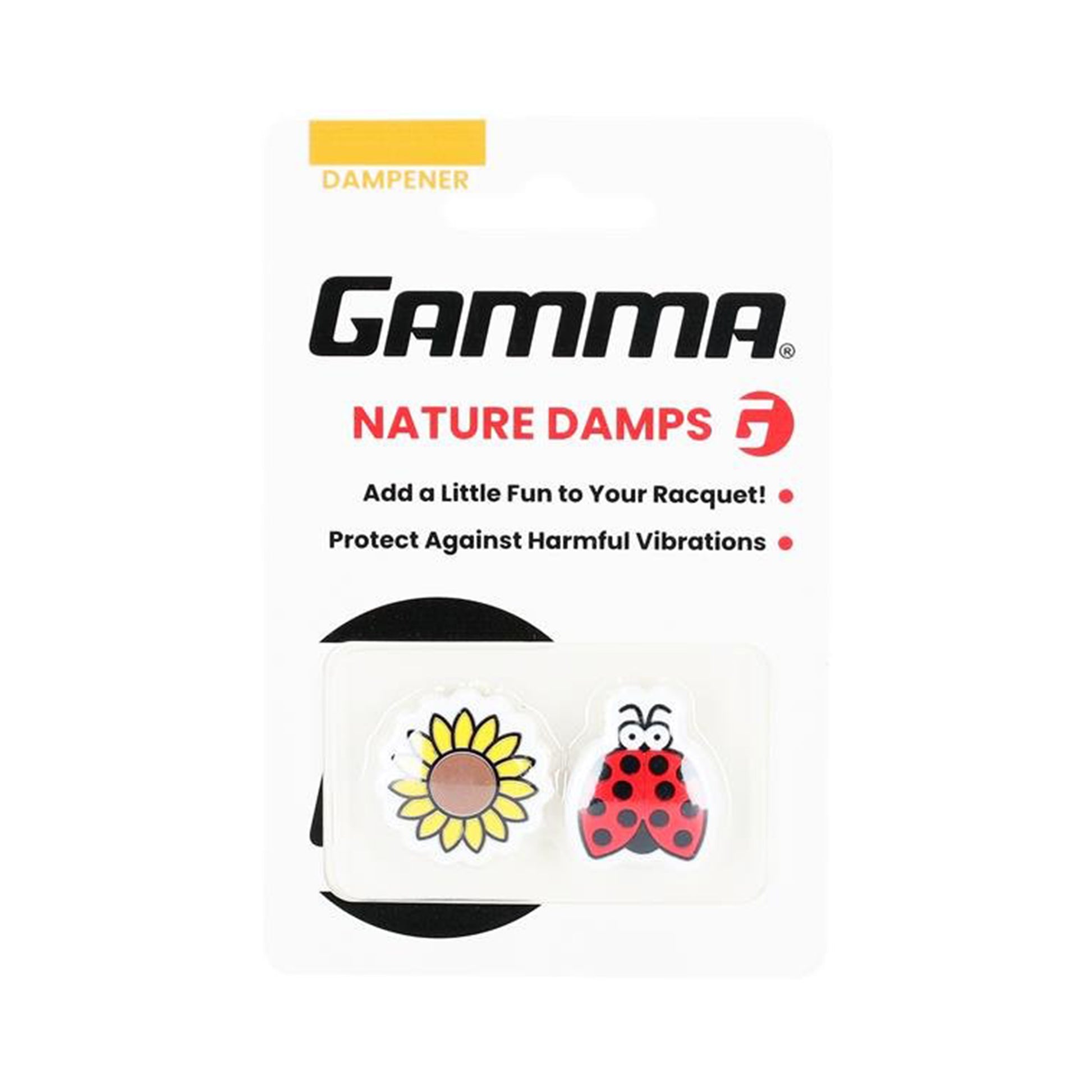Gamma Shockbuster Sonnenblume/Marienkäfer Tlumítko Vibrací-Žlutá,Červená