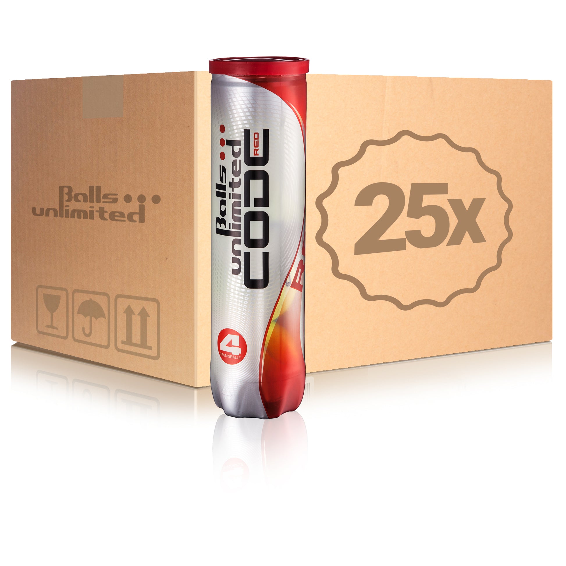 Balls Unlimited 25 x 4ks v baleni Code Red