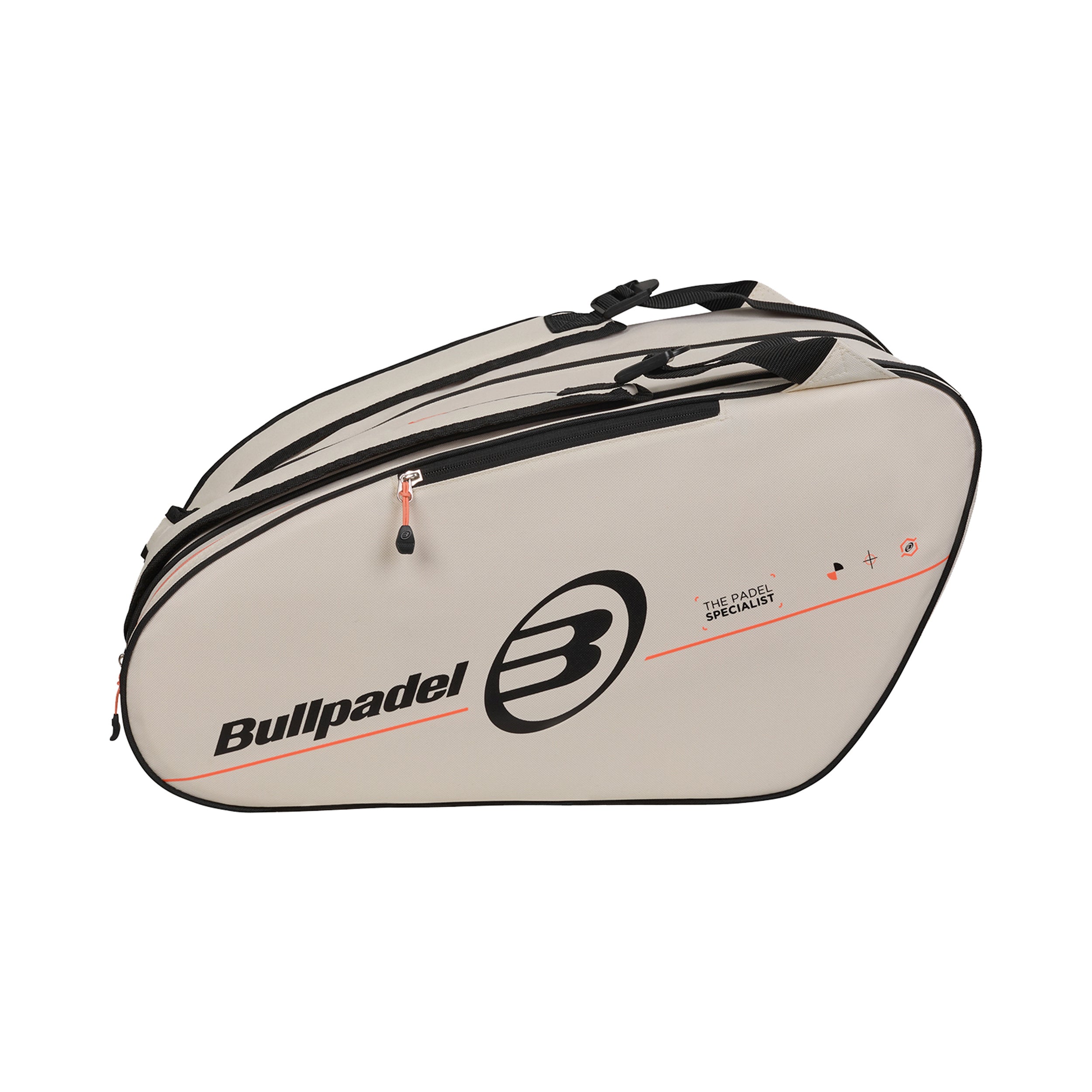 Bullpadel TOUR Taška na raketu - bílá