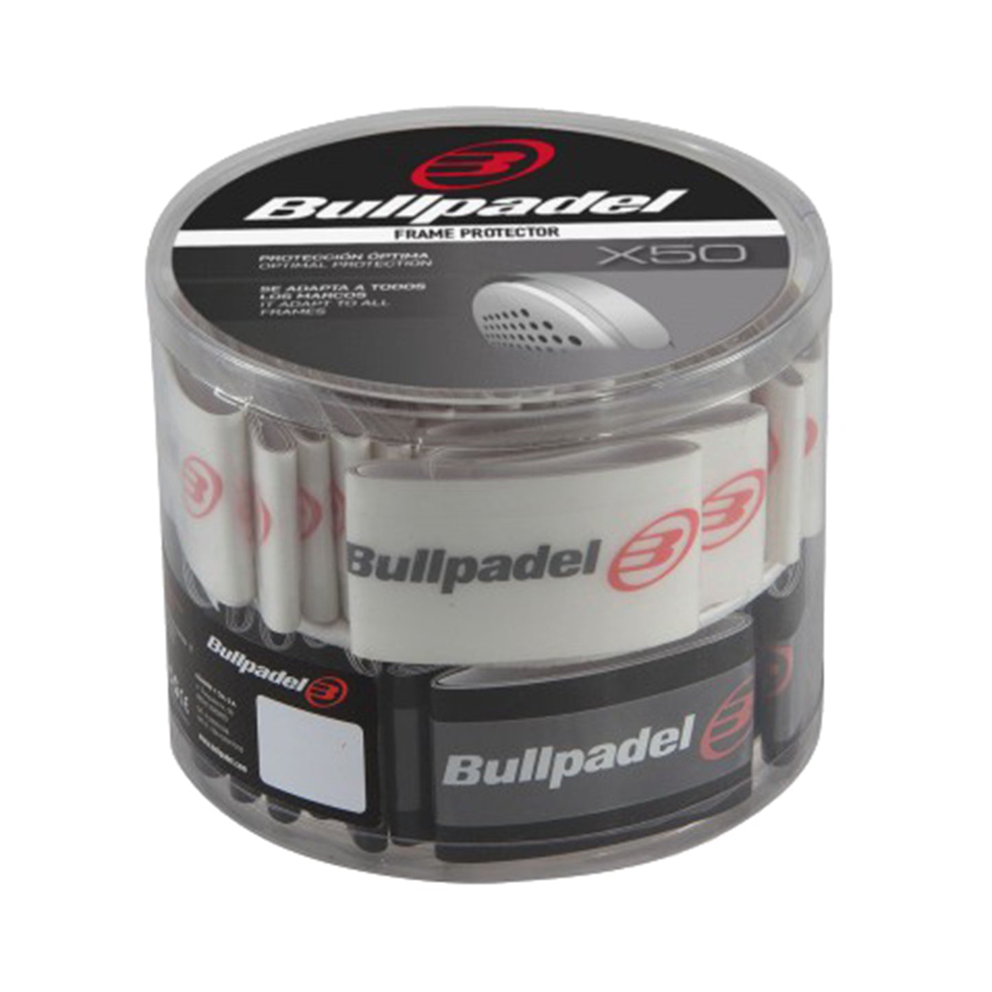 Bullpadel FRAME BOX Ochranná páska rámu Padel 50ks v boxu