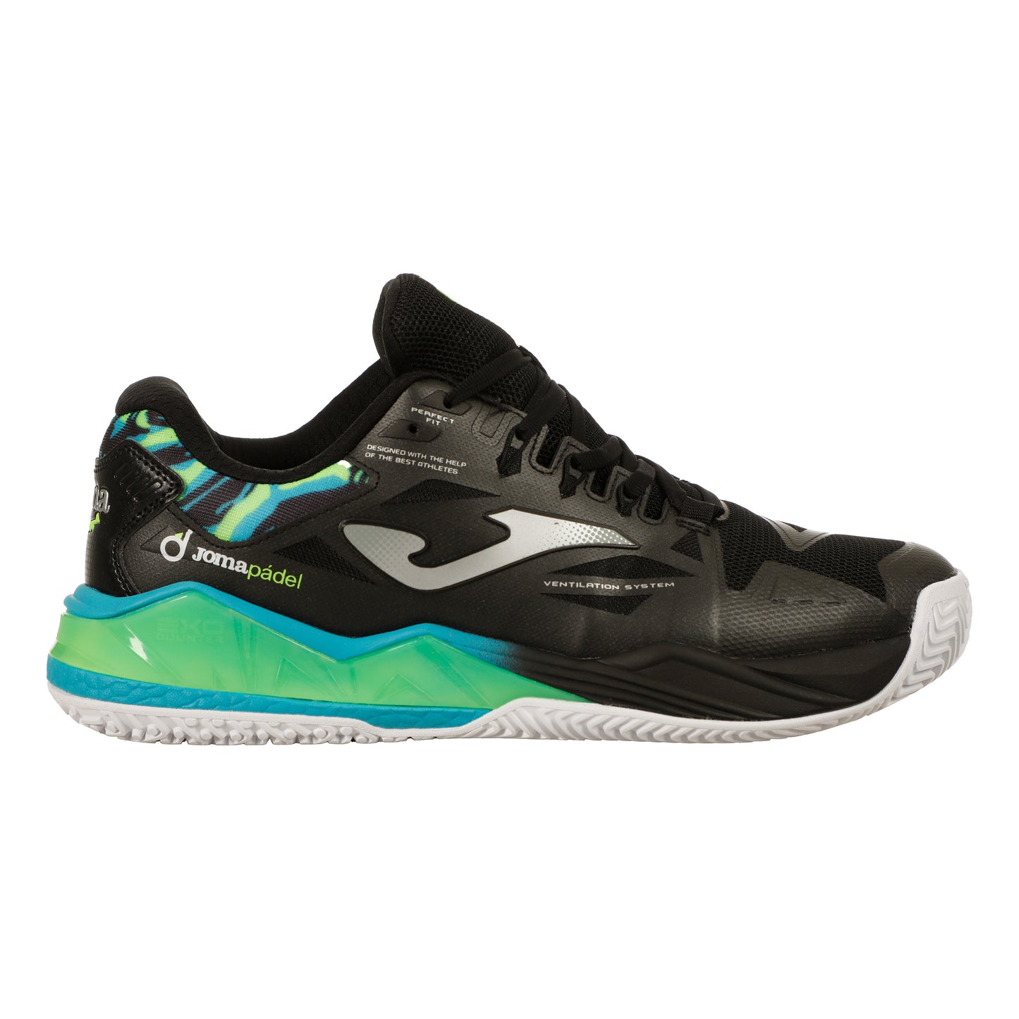 Joma Spin Obuv na padel Muži - černá, zelená