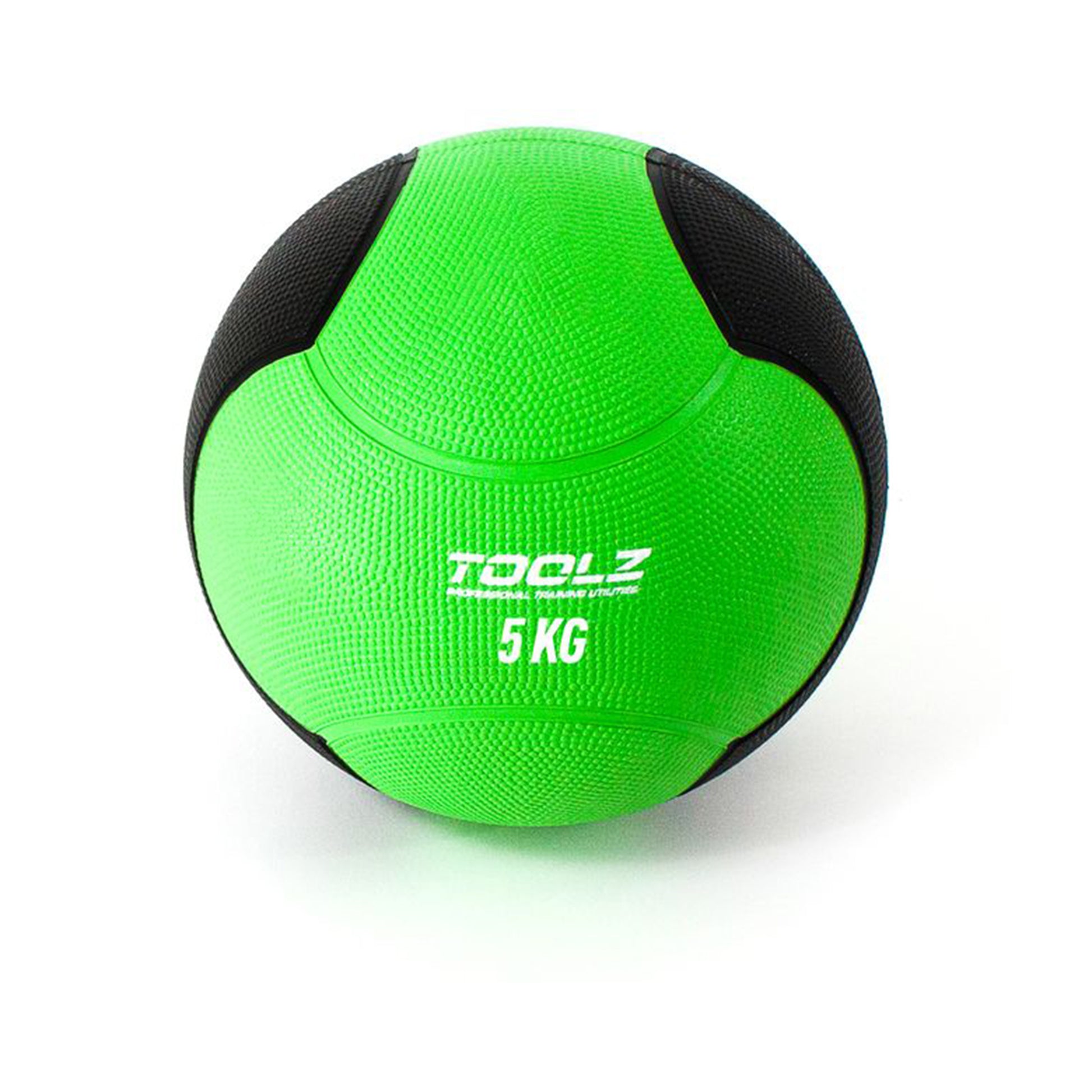 TOOLZ 5kg Medizimbál-Míč-Zelená,Černá