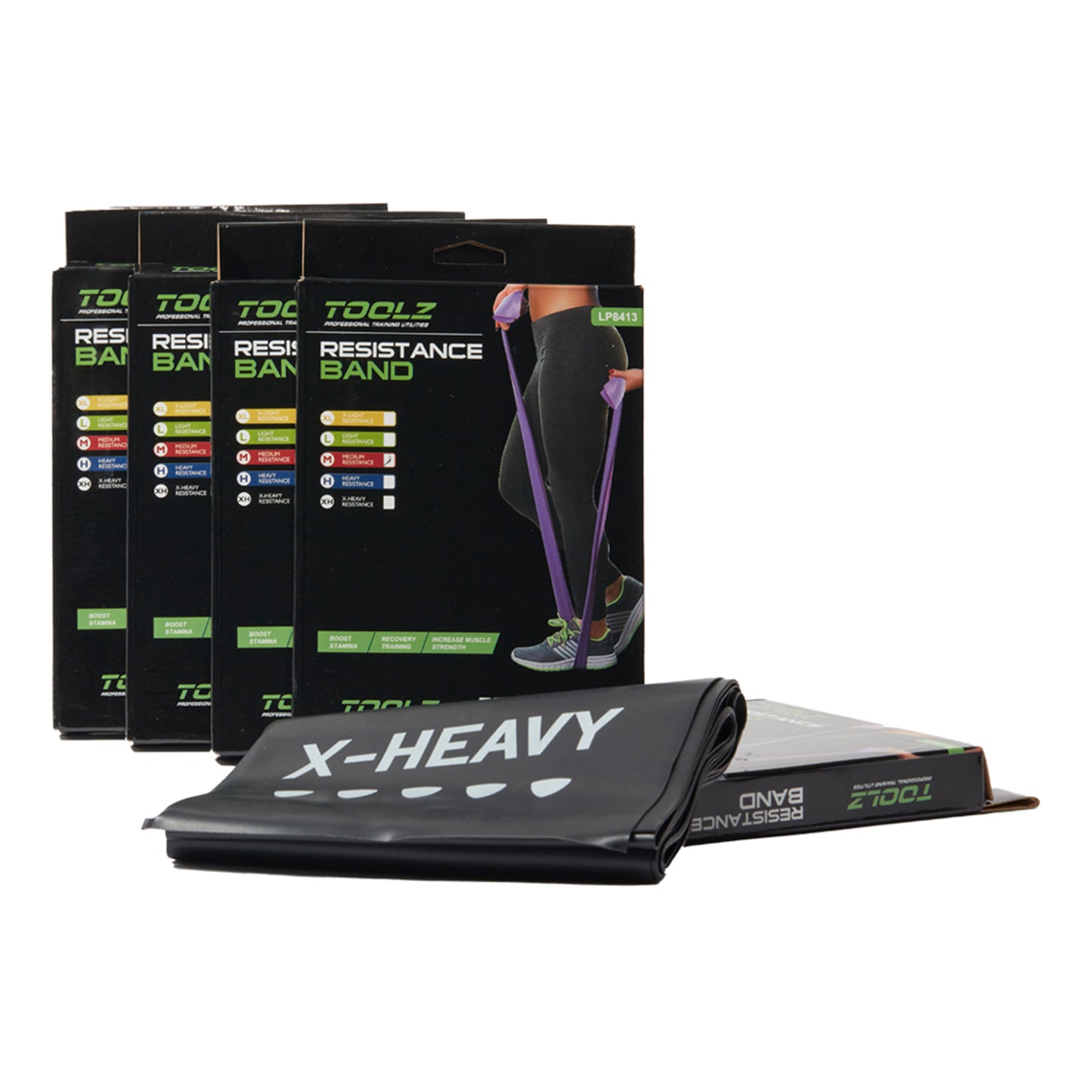 TOOLZ Terra Band-XH (Extra Heavy) Bänder-Černá