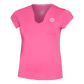 Bella 2.0 Tech V-Neck Tričko Dámy-Růžová,Bílá