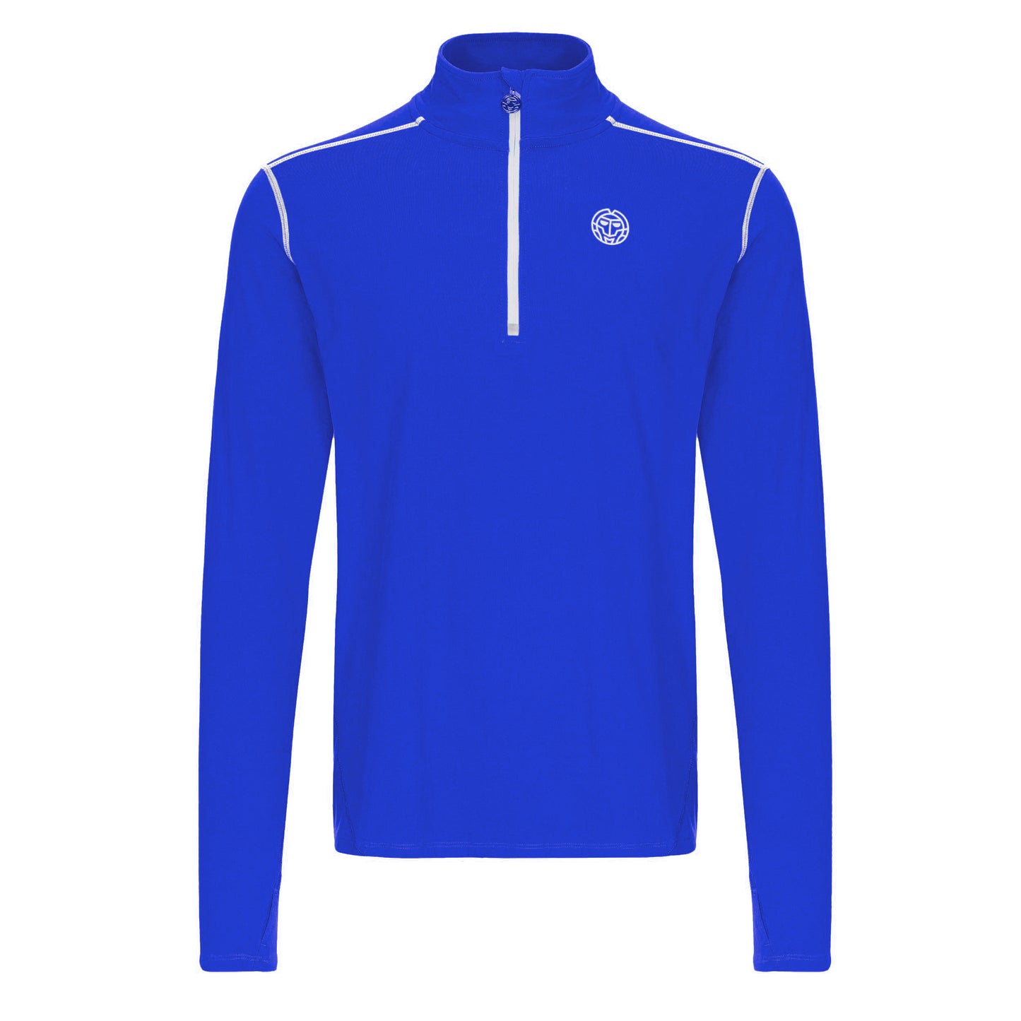 BIDI BADU Zac Tech Half Zip S Dlouhým Rukávem Muži-Modrá,Bílá