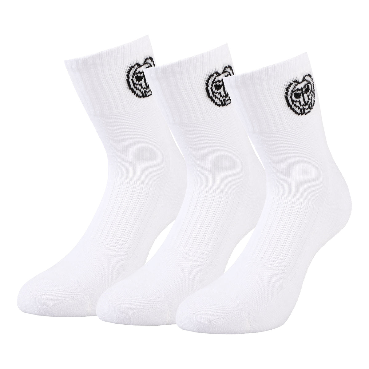 BIDI BADU Gila Ankle Tech Sportovní ponožky 3ks v baleni Unisex - bílá, černá