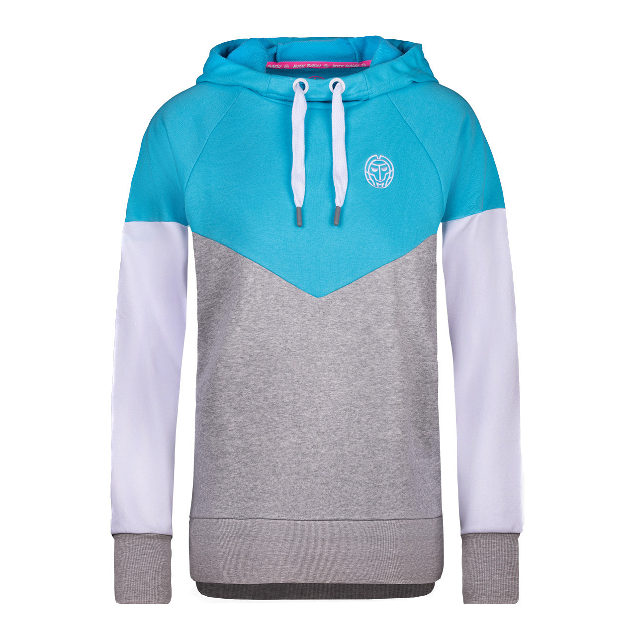 BIDI BADU Flavia Hoody Dámy-Světle Modrá,Světle Šedá