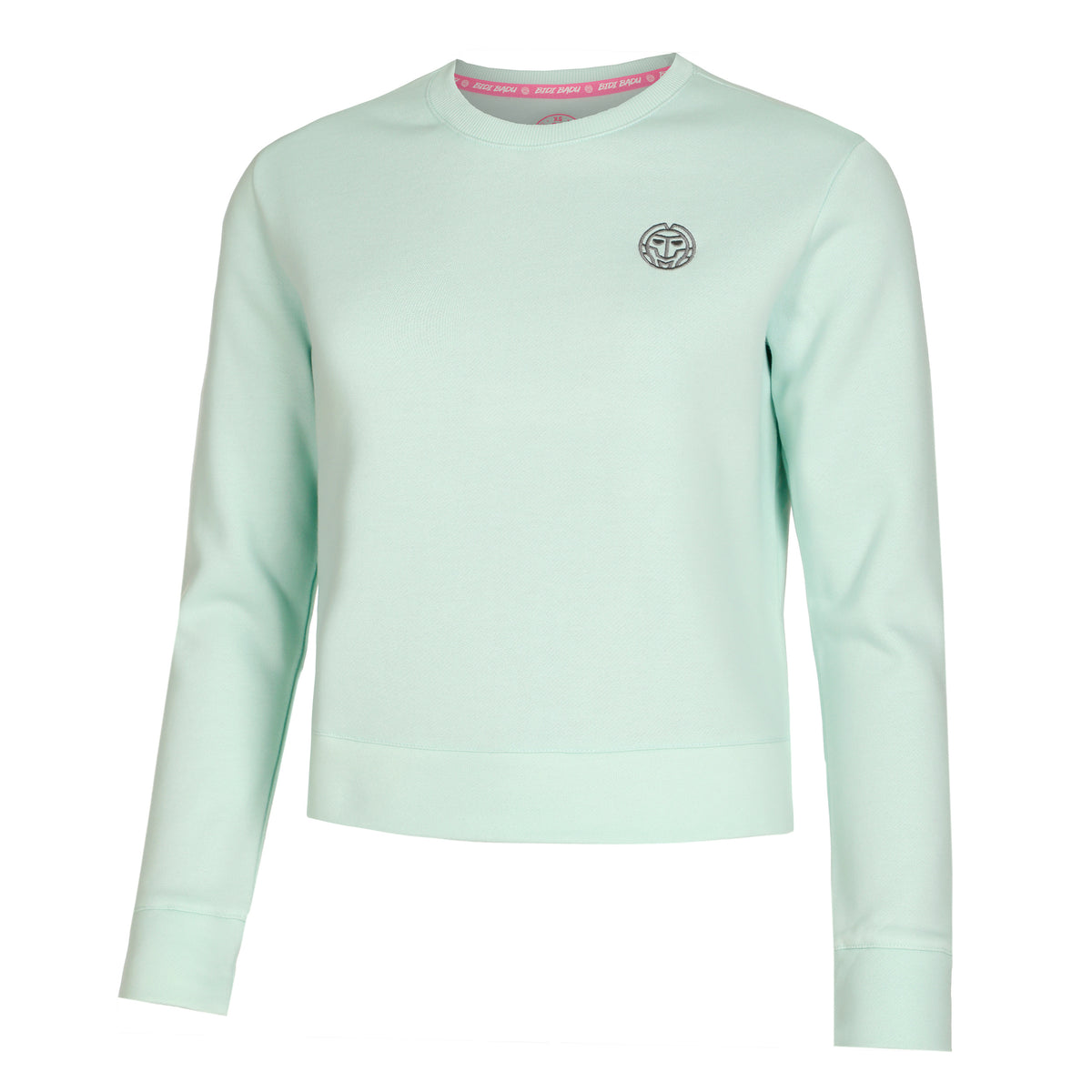 BIDI BADU Mirella Basic Crew Mikina Dámy-Mint