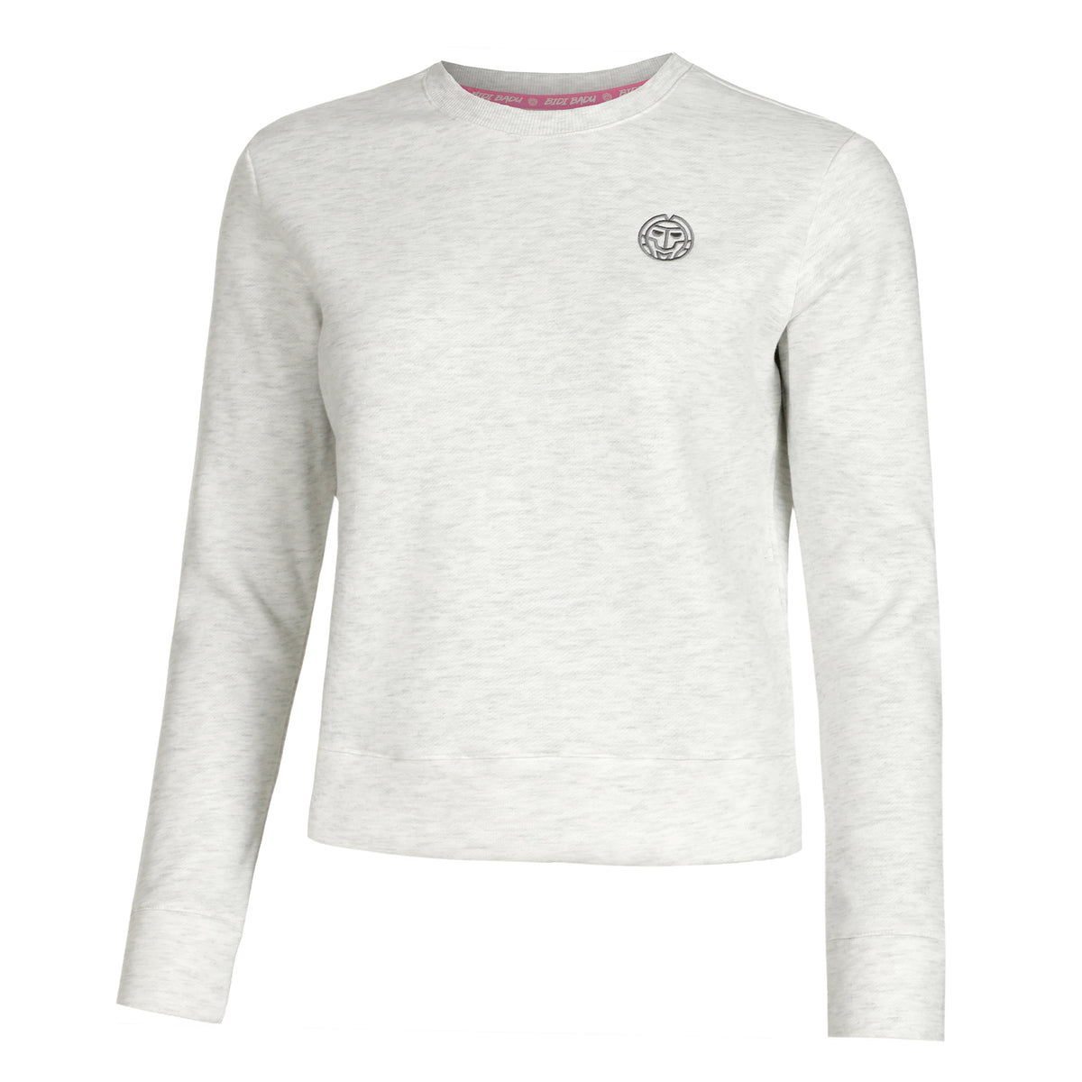 BIDI BADU Mirella Basic Crew Mikina Dámy - krémová,