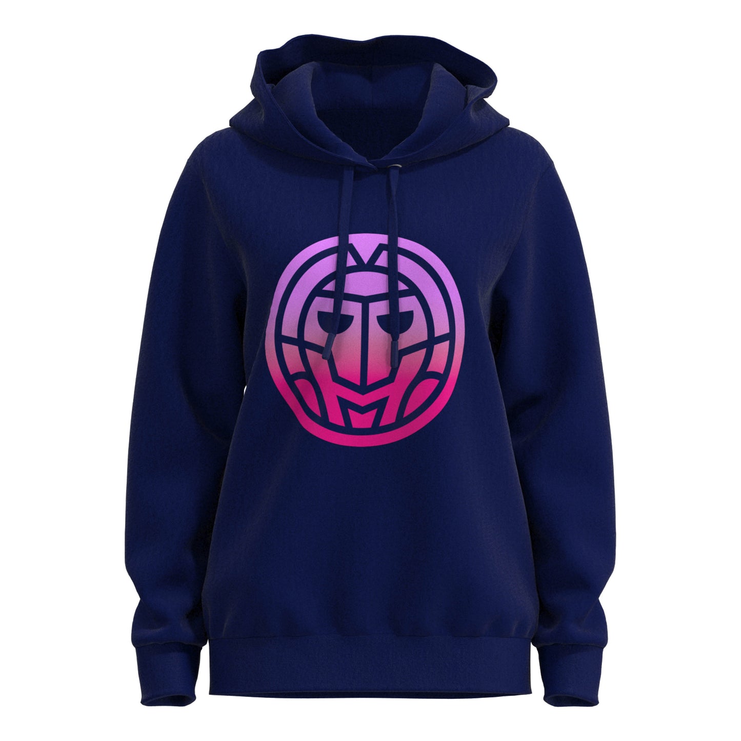 BIDI BADU Colortwist Chill Hoody Dámy - tmavě modrá, růžová
