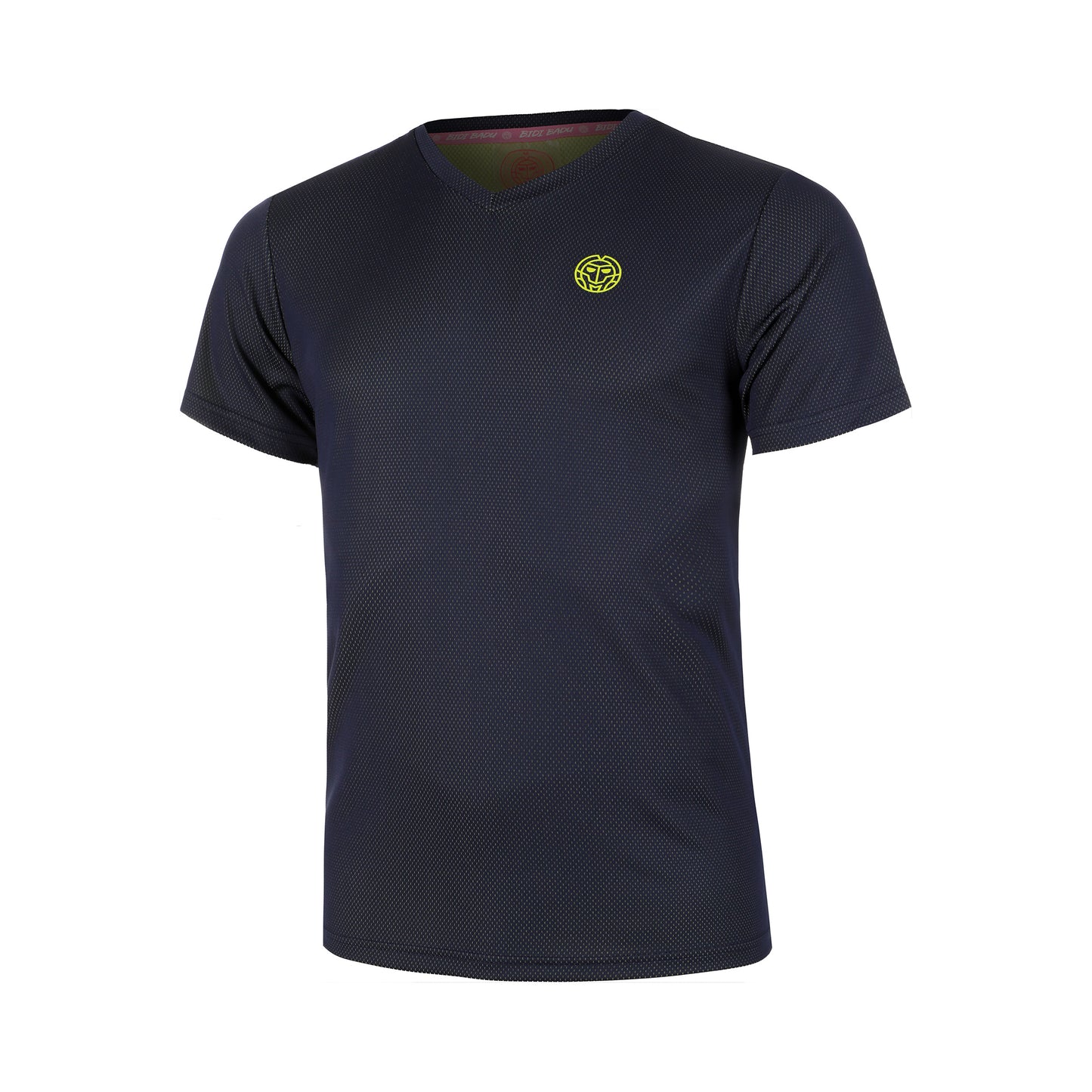 BIDI BADU Crew Inside Out V-Neck Tričko Chlapci-Tmavě Modrá,Limetková