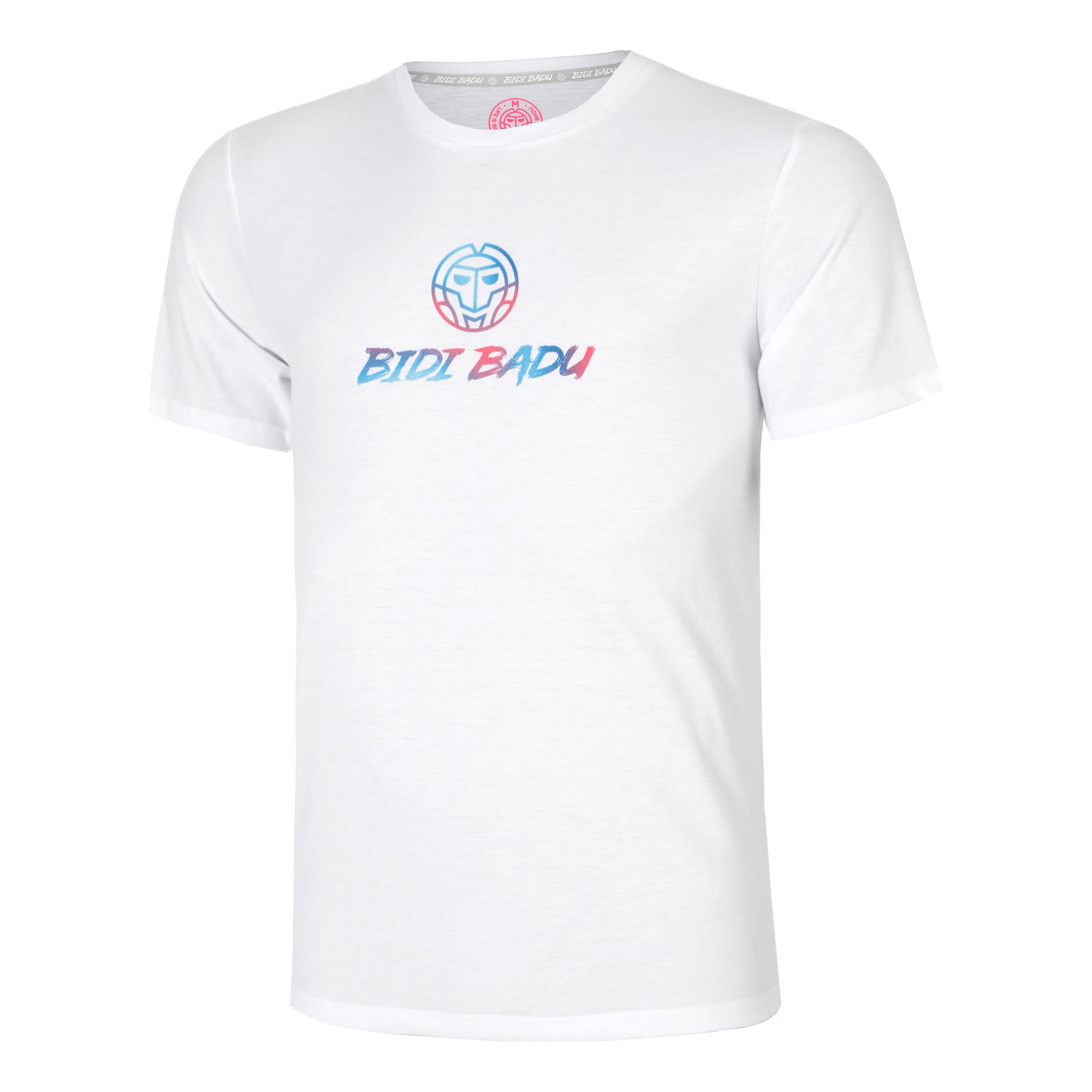 BIDI BADU Logo Chill Tričko Muži-bílá