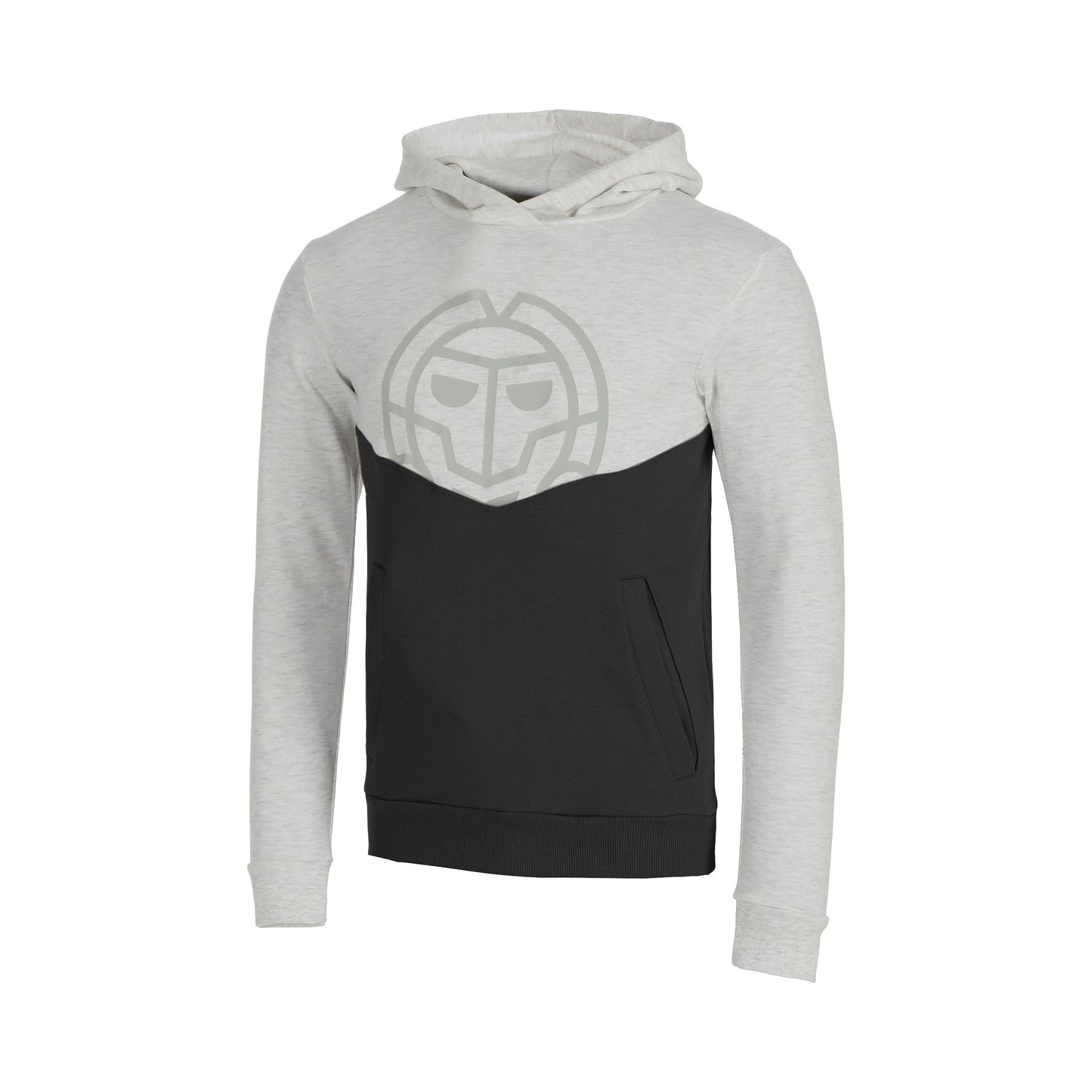 BIDI BADU Bassem Lifestyle Hoody Chlapci - světle šedá, černá