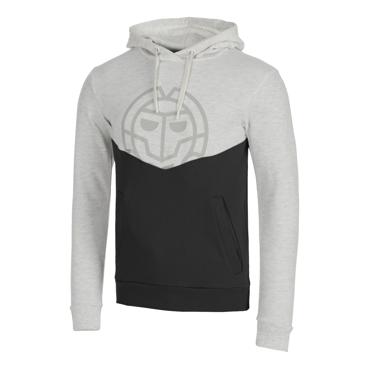 BIDI BADU Lunis Lifestyle Hoody Muži-Světle Šedá,Černá