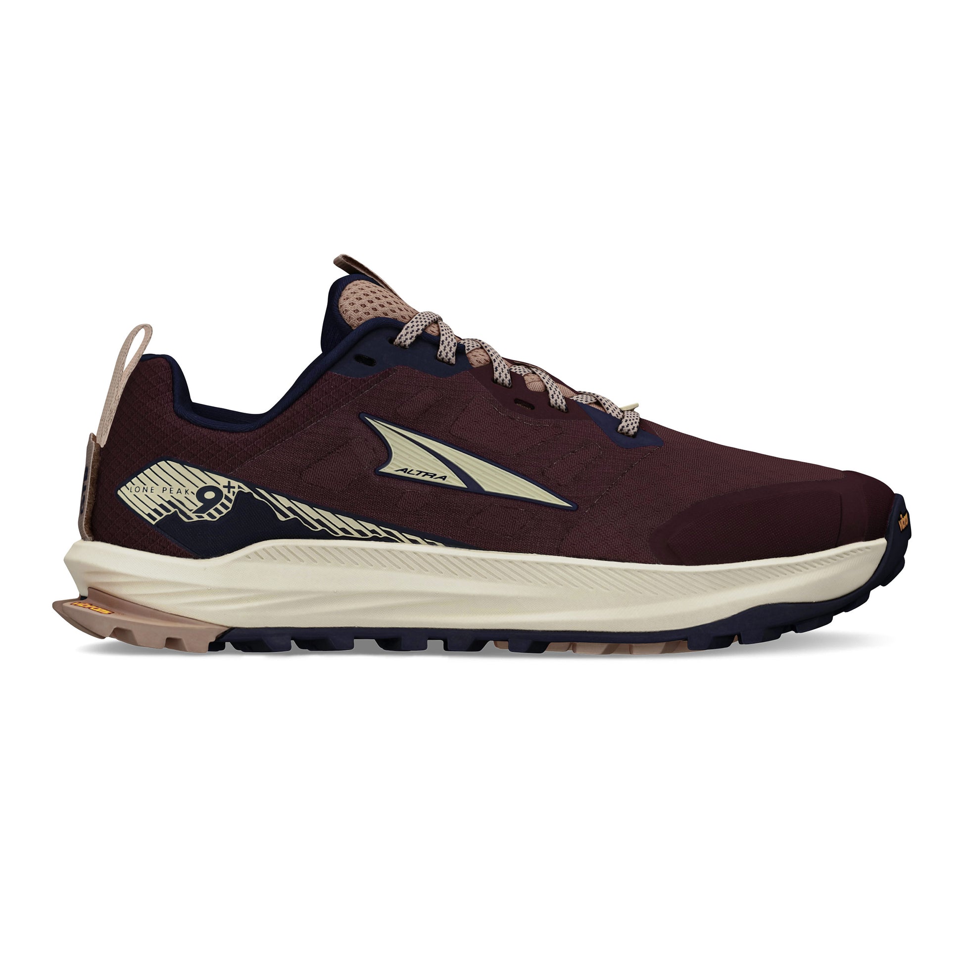 Altra Lone Peak 9+ Obuv pro měkčí povrch,žádný asfalt Dámy - hnědá